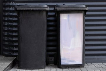 MuchoWow Wandsticker Pastell - Farbe - Gestaltung (1 St), Mülleimer-aufkleber, Mülltonne, Sticker, Container, Abfalbehälter