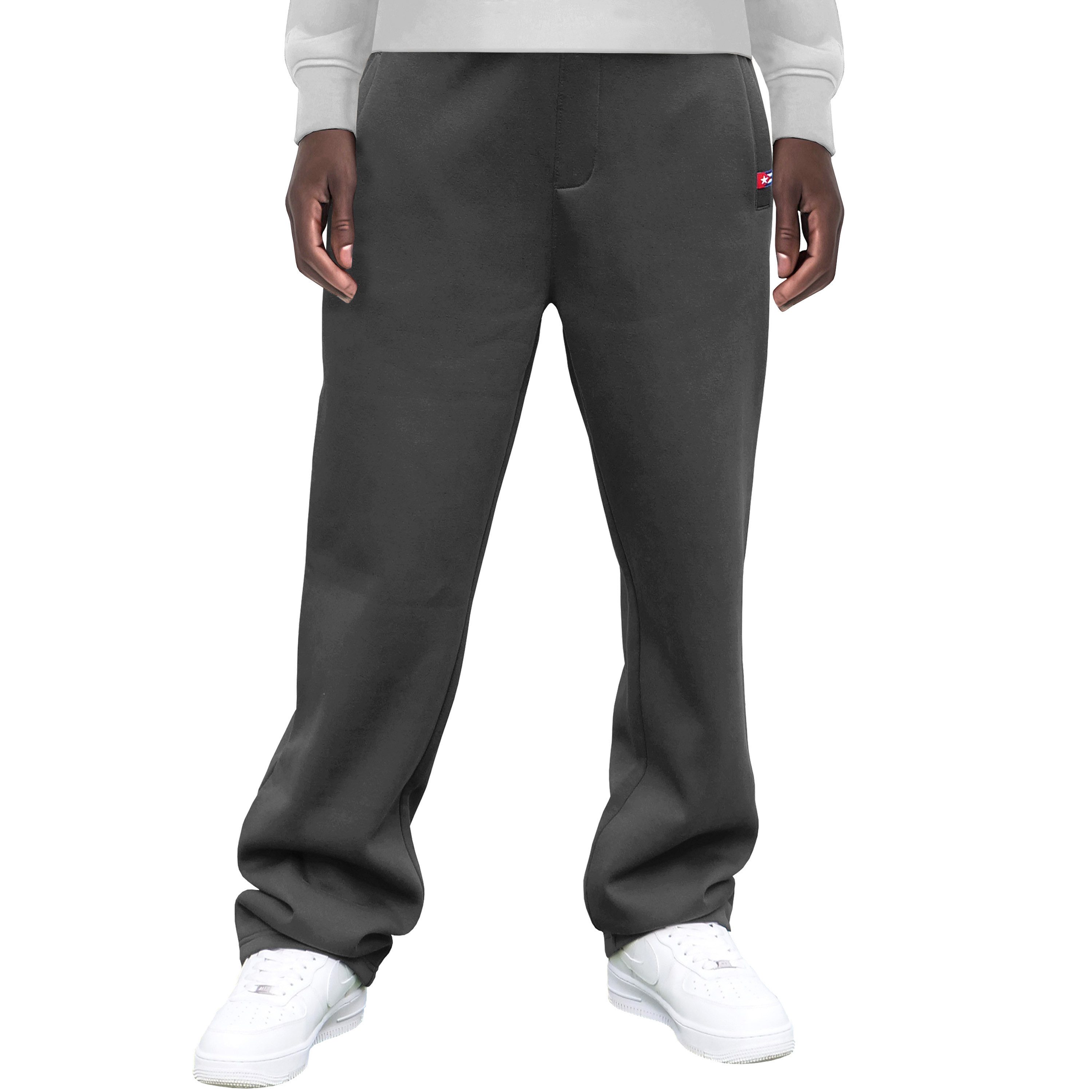CUBAIANS Jogginghose Artemisa Herren Loose Fit Gerades Bein Pant Hose Freizeit Sweat gerades Bein
