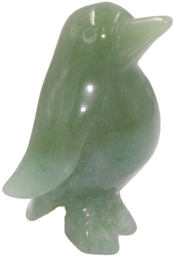 Edelstein - (1 Dekofigur Tierfigur Perfekt Geschenk Anlass Weihnachten! Farbstein Geburtstag, zu St), Firetti jedem Jade Schmuck Pinguin