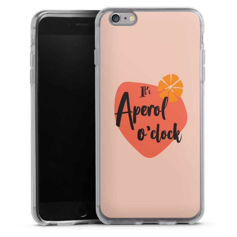DeinDesign Handyhülle Aperol O Clock, Apple iPhone 6s Plus Silikon Hülle Bumper Case Handy Schutzhülle