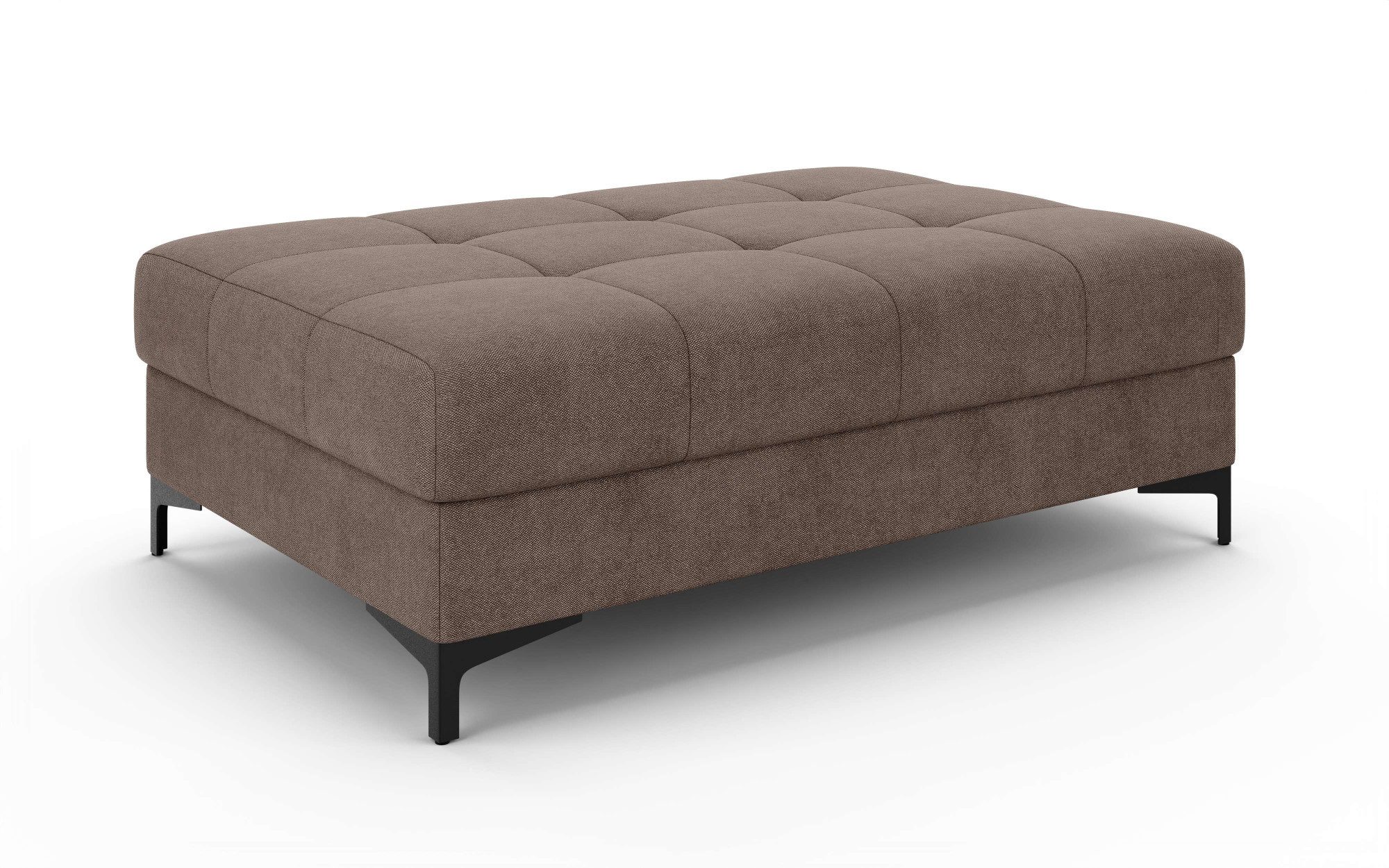 OTTO home Polsterhocker LEEVKE Sitzhocker passend zum Sofa, Breite 115 cm, mit hochelastischer Schaum und Wellenunterfederung – Bild 2 von 5