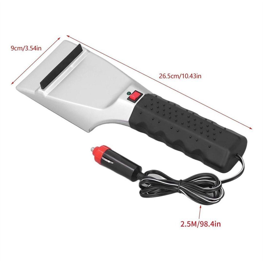 DAYUT Eiskratzer USB-beheiztes Eiskratzer -Auto-Windschutzscheiben-Schneeräumwerkzeug