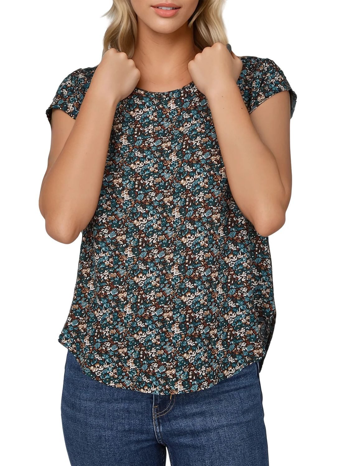 ONLY T-Shirt Damen Top ONLVIC Regular Fit (Vorteilspack, 2-tlg) Basic Kurza günstig online kaufen