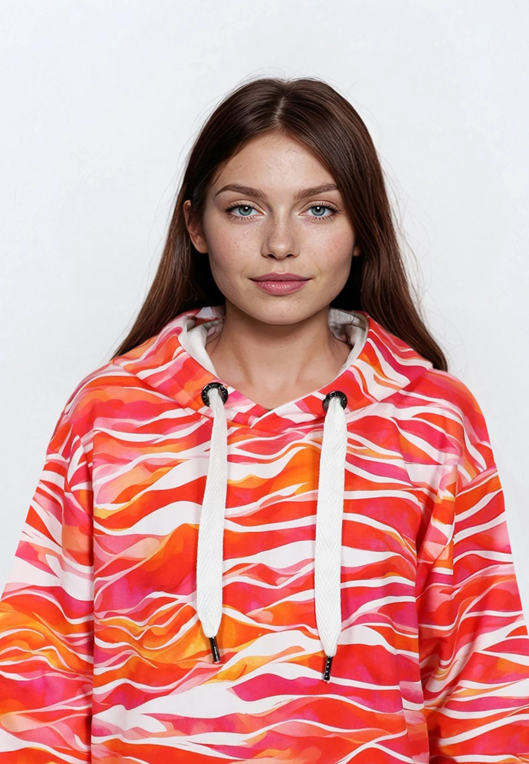 salzhaut Hoodie VANDAAG Damen Oversized salzhaut Kapuzenpullover – bequemer Fit und nordisch klares Design – Bild 3 von 5