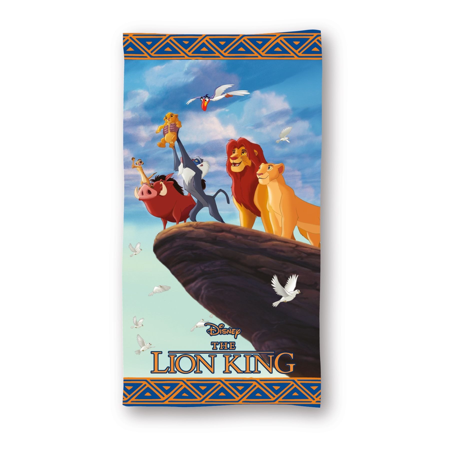 Disney Strandtuch Lion King Mikrofaser Badetuch 70 × 140 cm Strand Handtuch, (Packung)