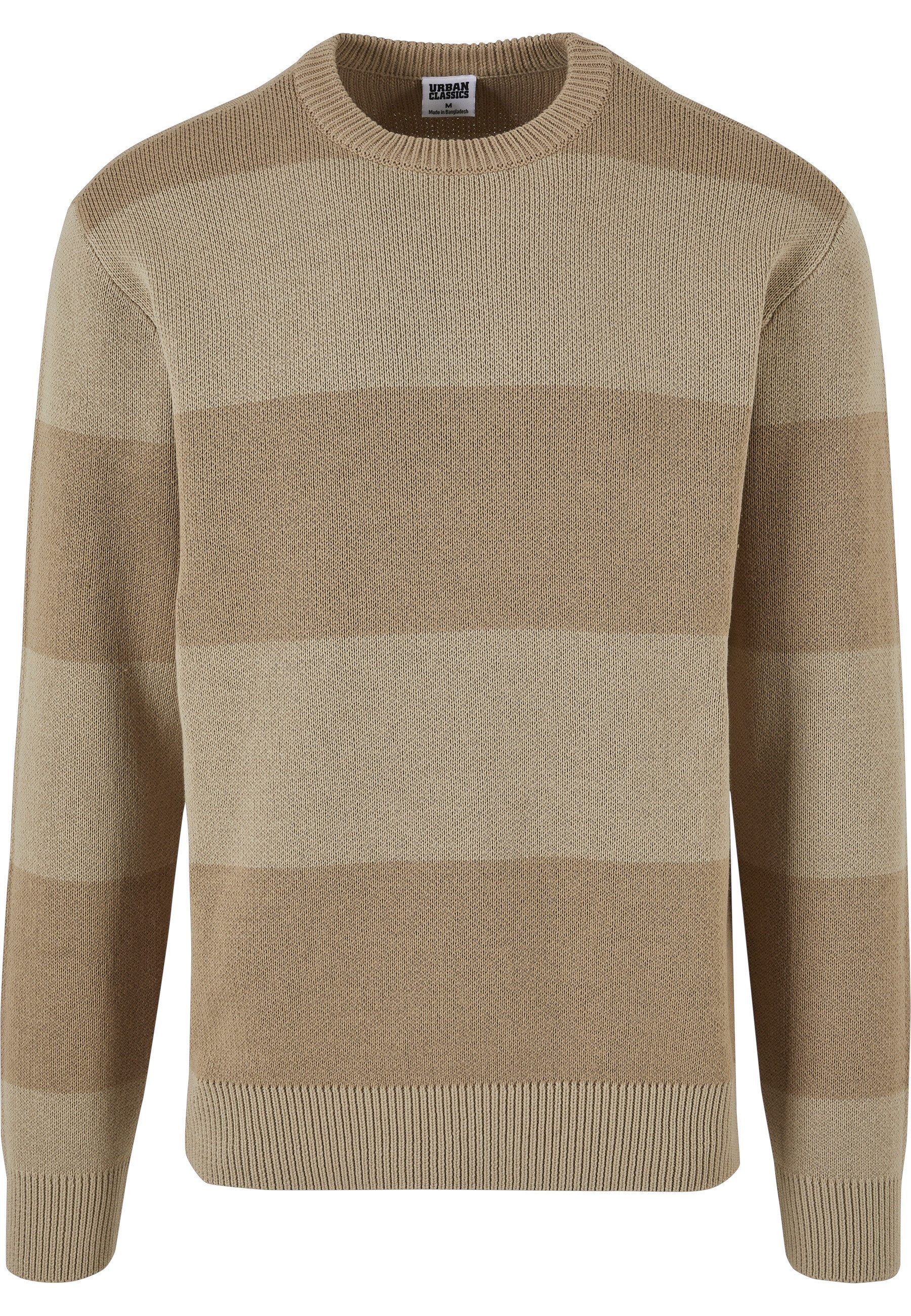 URBAN CLASSICS Rundhalspullover Urban Classics Herren Heavy Oversized Striped Sweatshirt (1-tlg)
