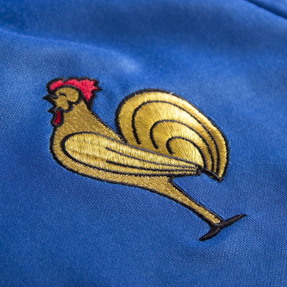 COPA Fußballtrikot Retro Trikot Frankreich 1971 Bestick Vereinsemblem