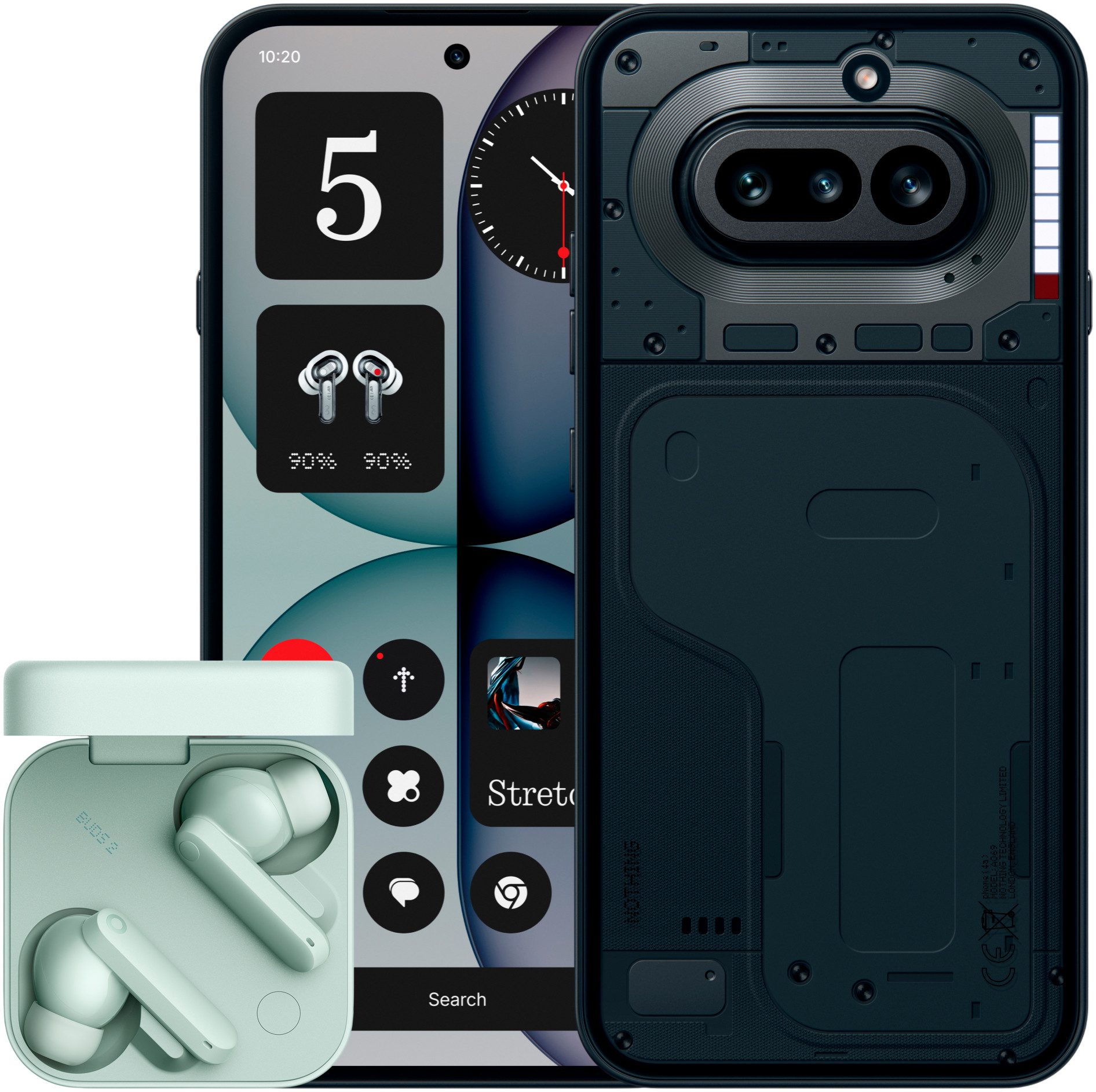 NOTHING Phone (4a) Smartphone (17,22 cm/6,78 Zoll, 128 GB Speicherplatz, 50 MP Kamera)