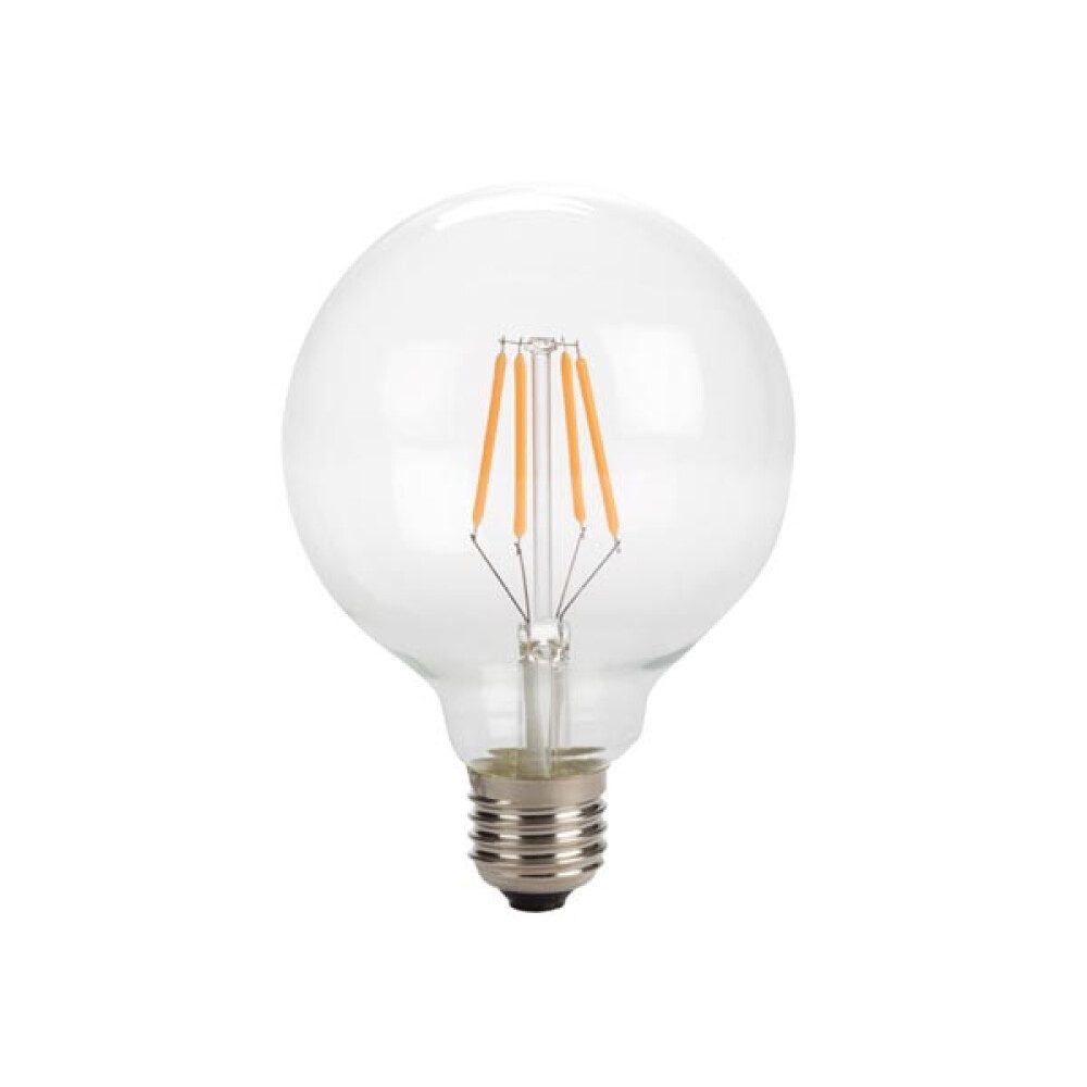 Velleman Tischleuchte RETRO-LAMPE MIT LED-FILAMENT - T95 - 4 W - E27 - INTENSIVE FARBWIEDERG