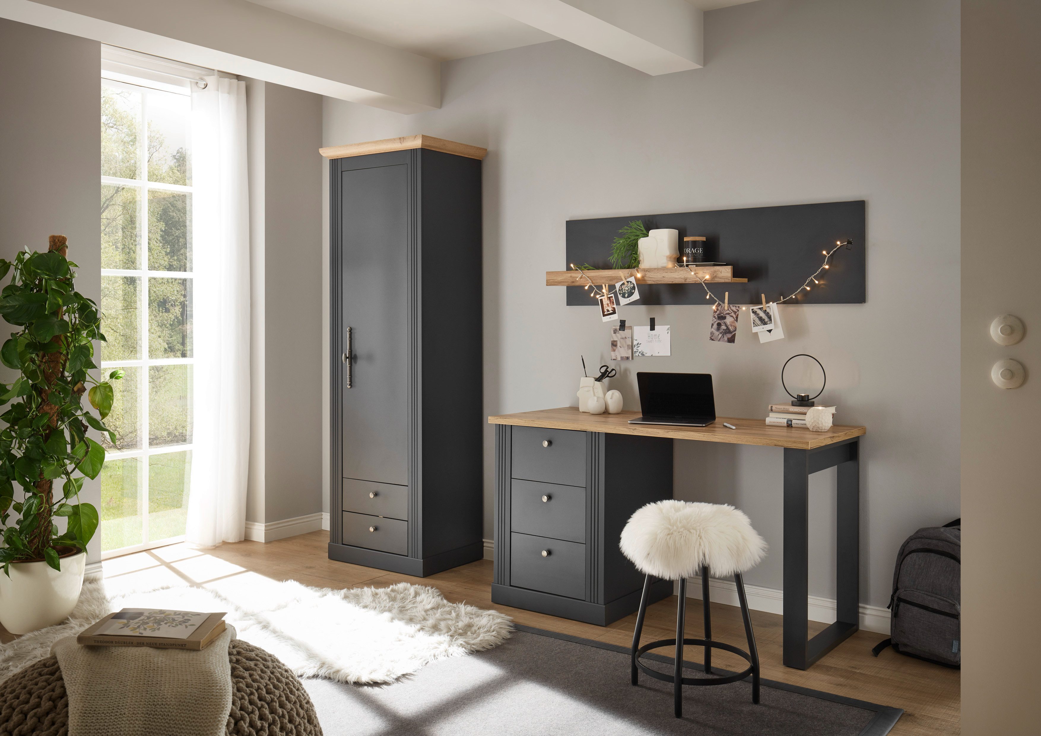 Home affaire Büromöbel-Set Westminster, im romantischen Landhausstil, exclusiv by Otto