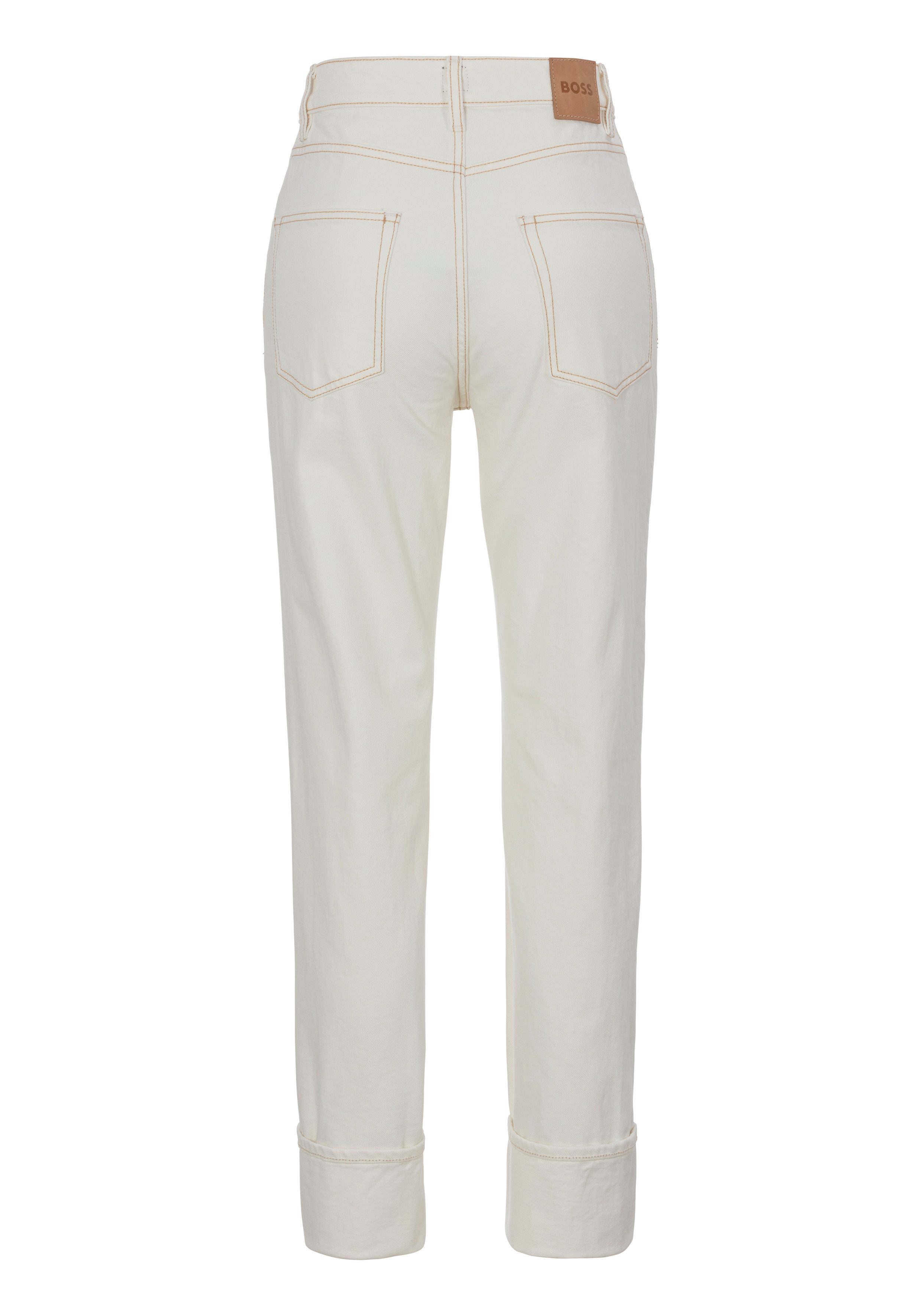 BOSS ORANGE Weite Jeans Ada High Rise Slim Premium Damenmode günstig online kaufen