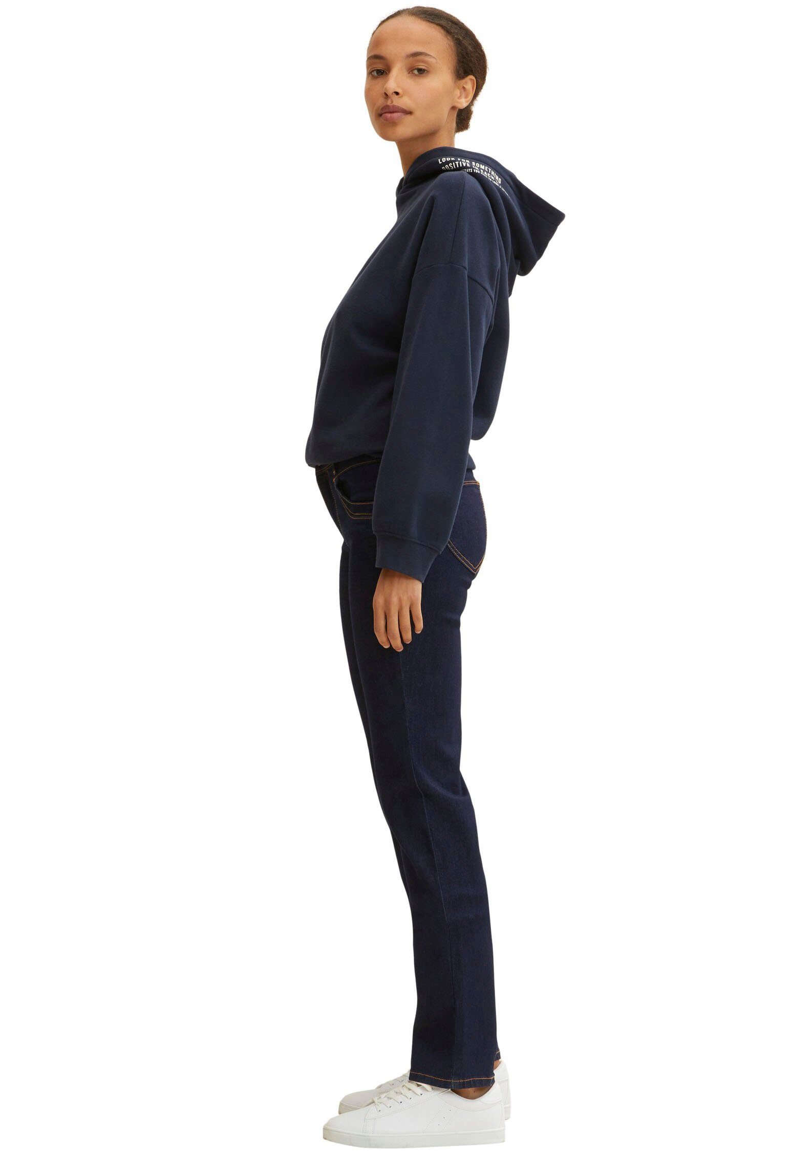 TOM TAILOR Gerade Jeans Alexa Straight mit Kontrastnähten