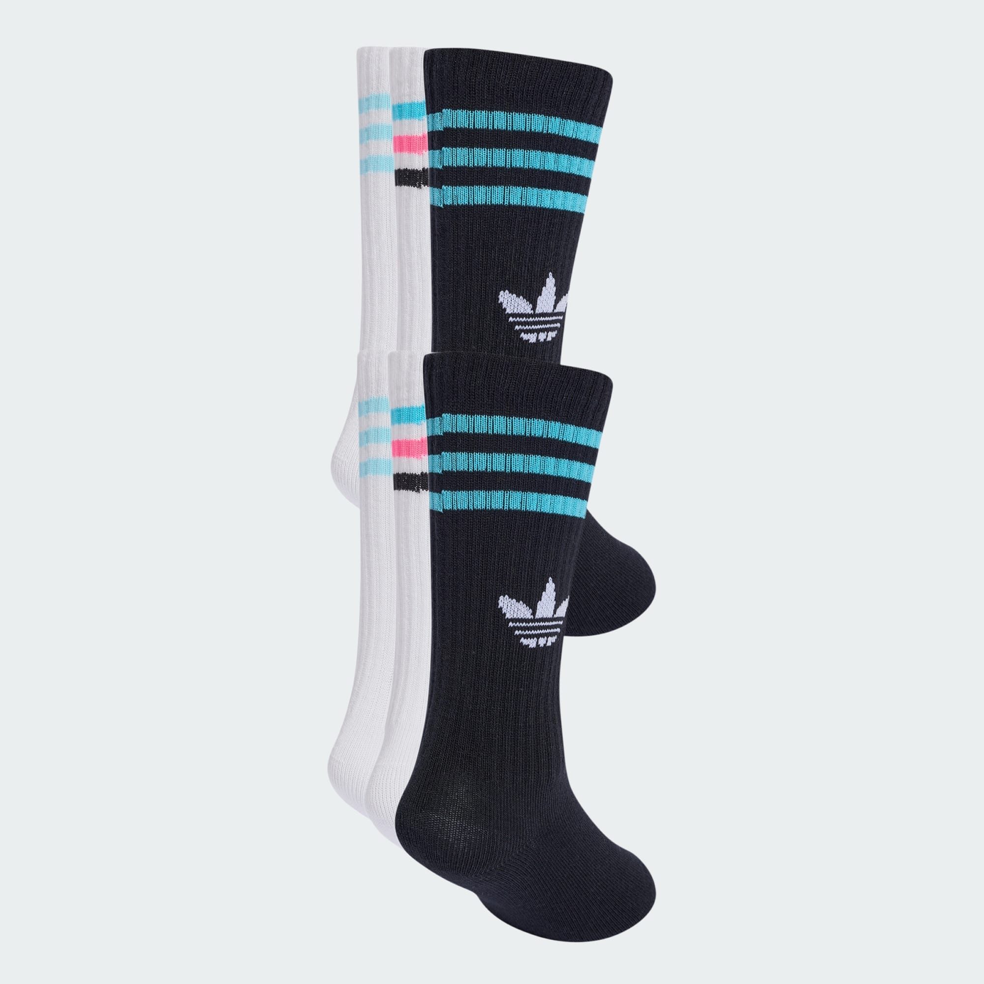 adidas Originals Socken 3-STREIFEN KIDS CREW SOCKEN 6 PARA (1-Paar)