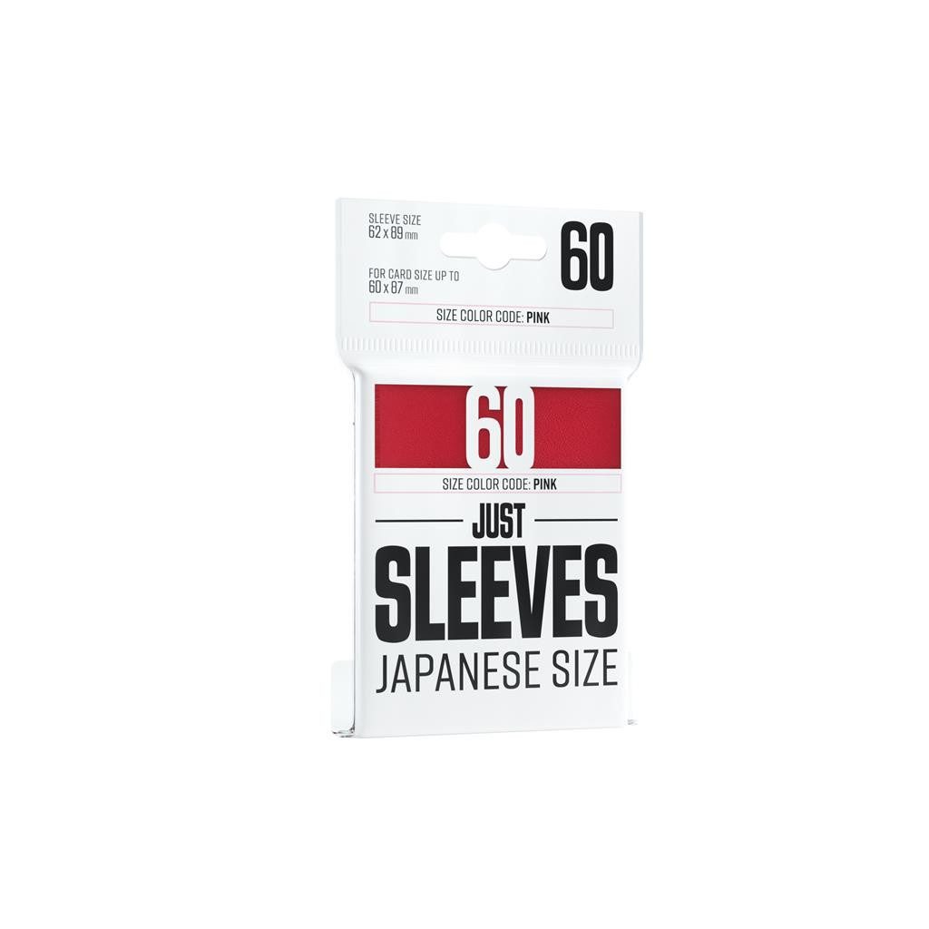 Gamegenic Sammelkarte Just Sleeves - Japanese Size Sleeves (60 Sleeves) - Red