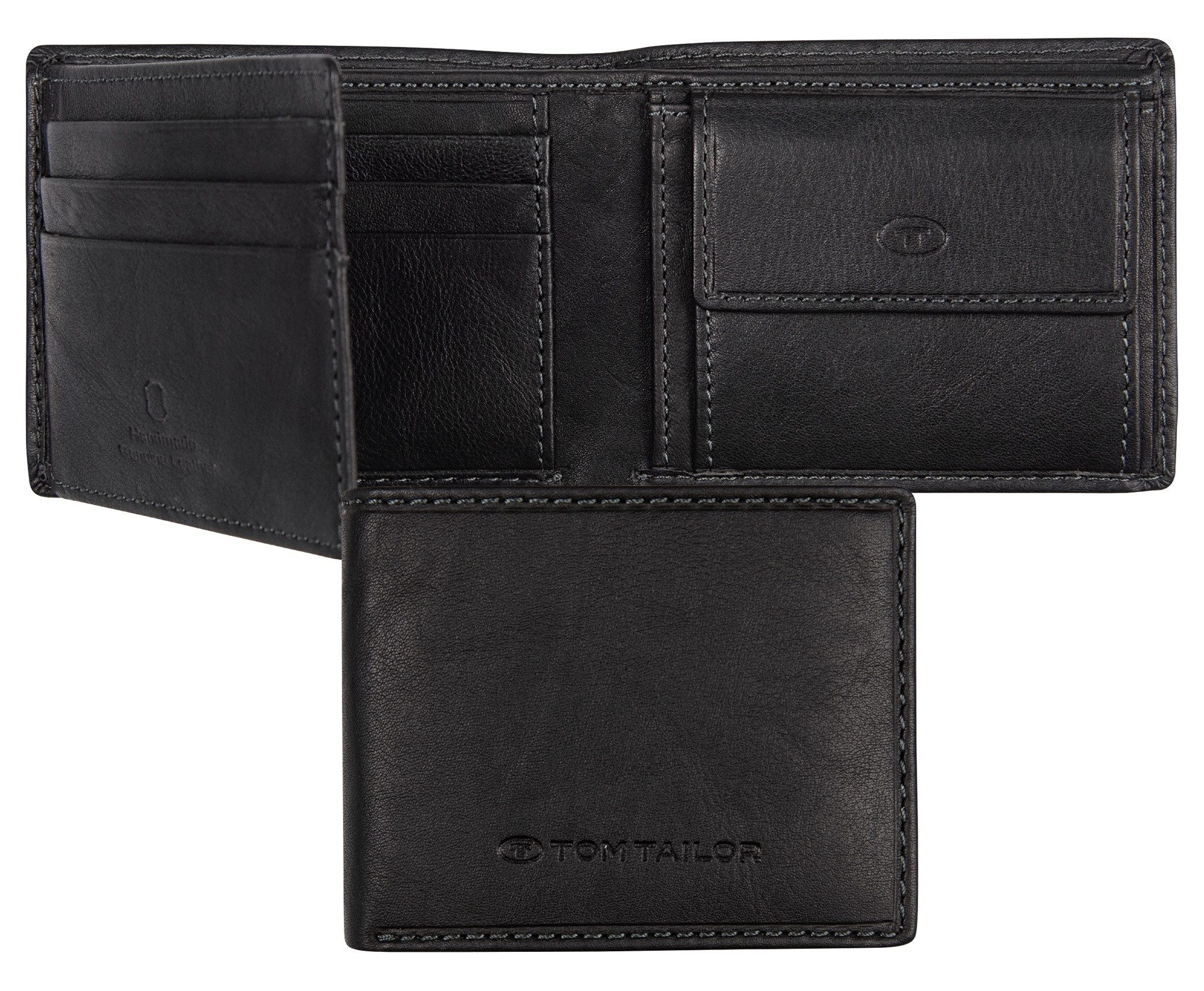TOM TAILOR Geldbörse LARY, aus Leder im Querformat