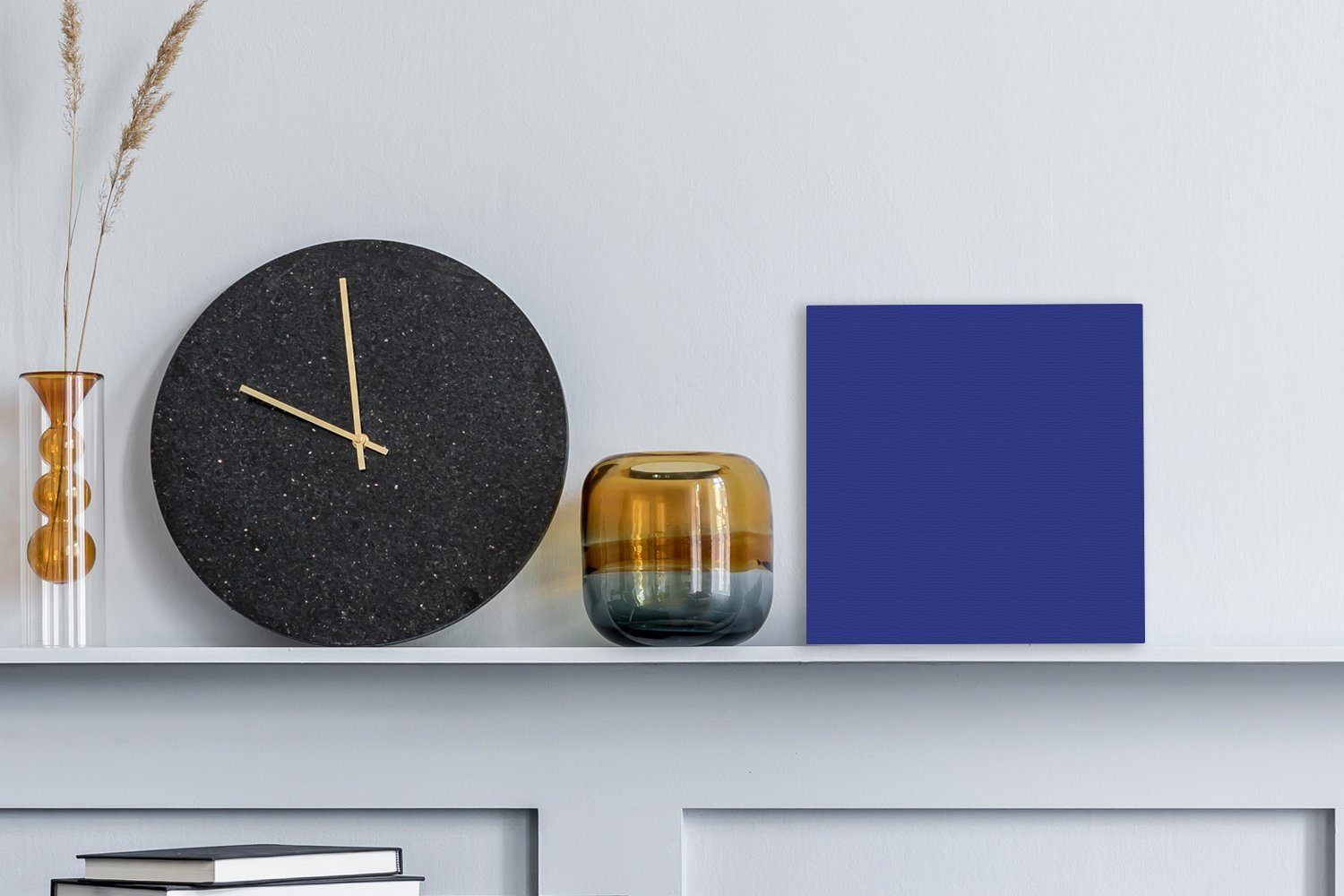 OneMillionCanvasses® Leinwandbild Blau - Einfarbig - günstig online kaufen