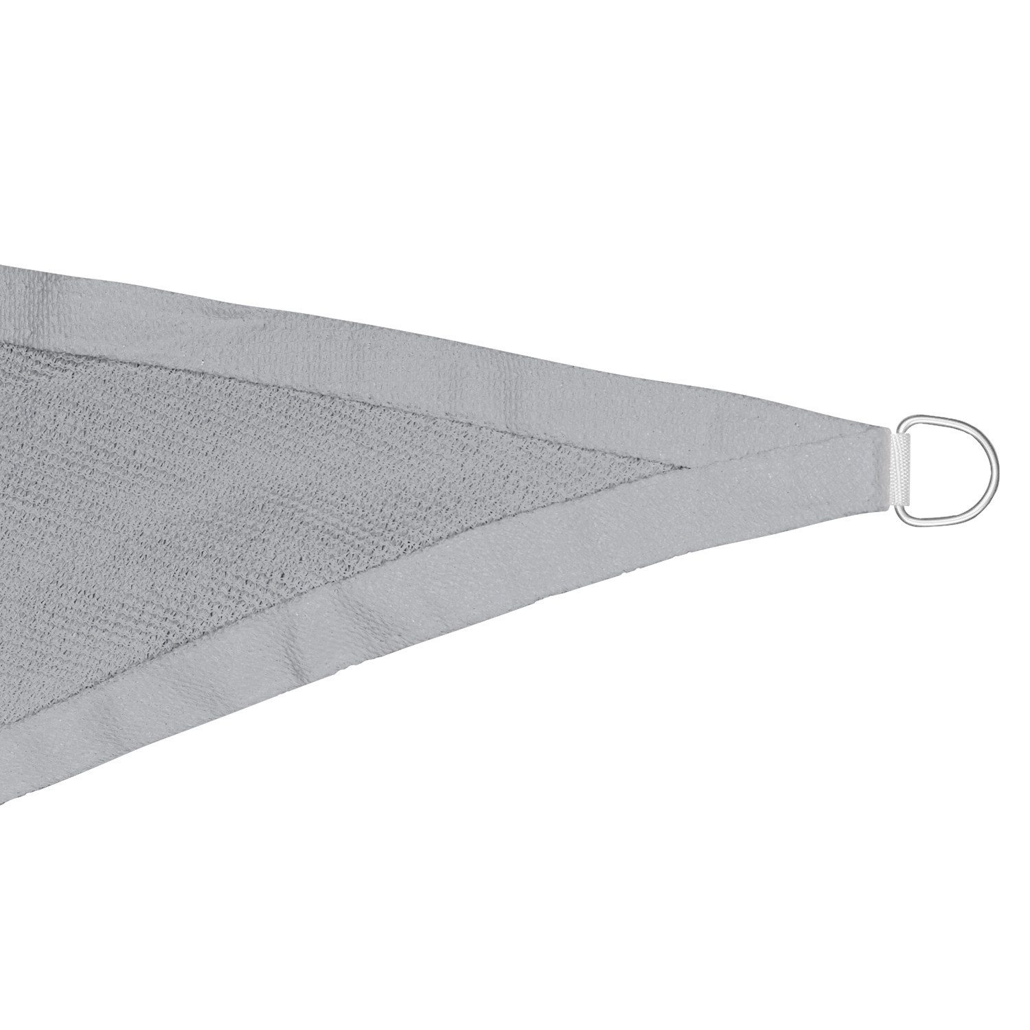 anndora Sonnensegel Tarp 4x6 - cream rechteckig HDPE, (hellgrau), luftdurchlässiger Stoff