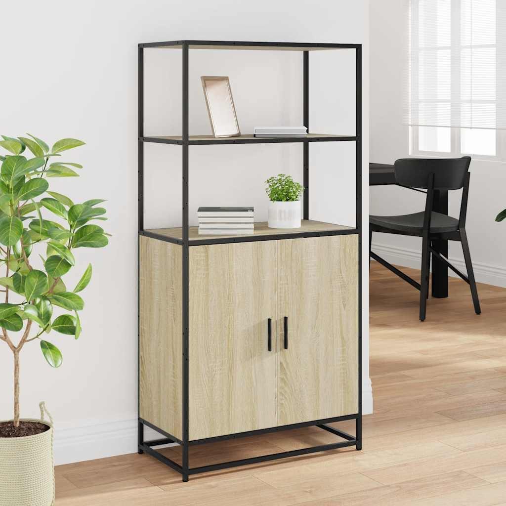 vidaXL Highboard Highboard Sonoma-Eiche 68x35x139 cm günstig online kaufen