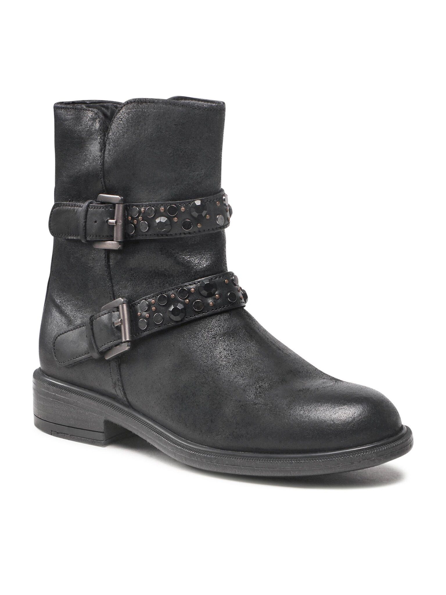 Geox Stiefeletten D Catria F D26LQF 07743 C9999 Black Stiefelette