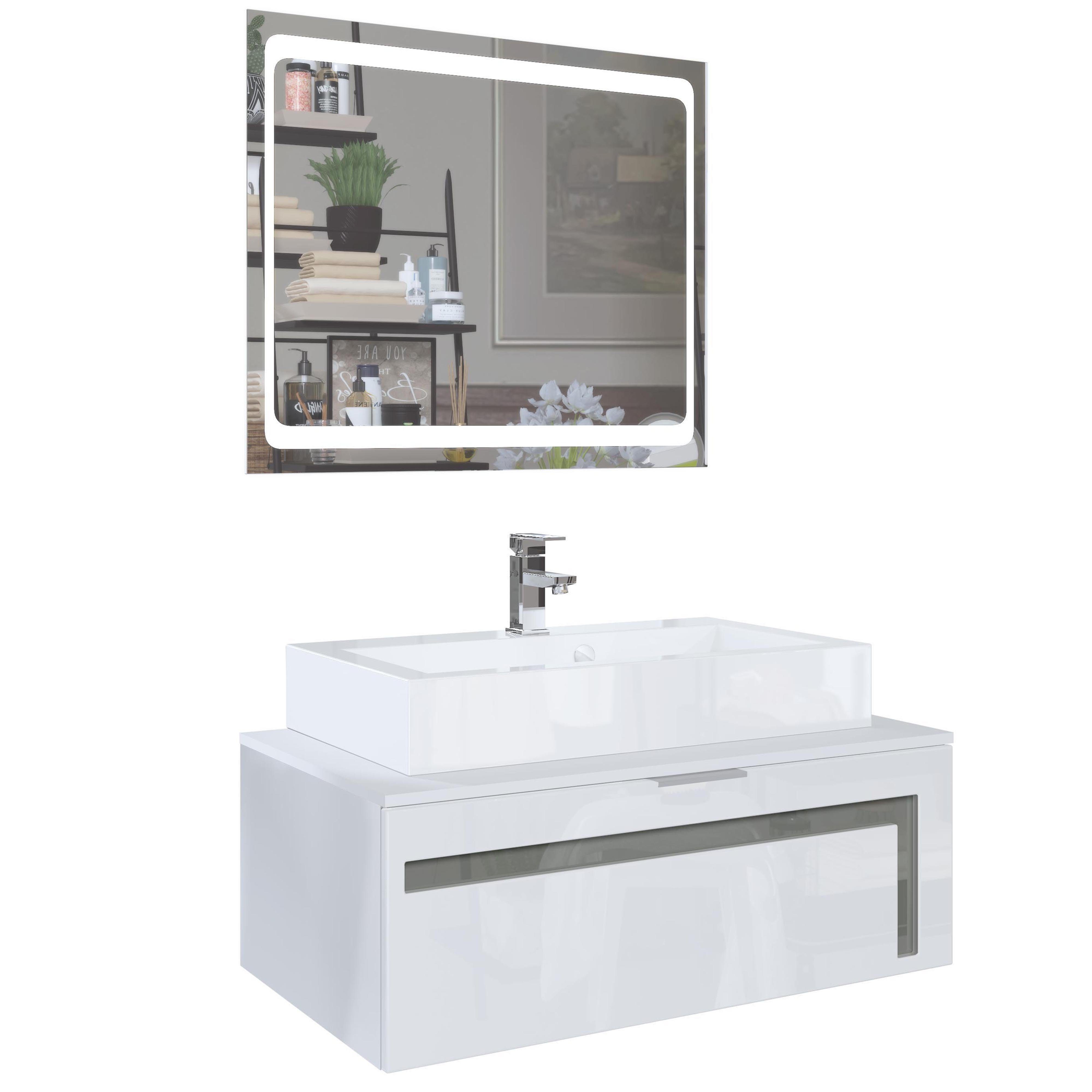 Vladon Badmöbel-Set Aloha V2, (Badezimmer-Set mit günstig online kaufen