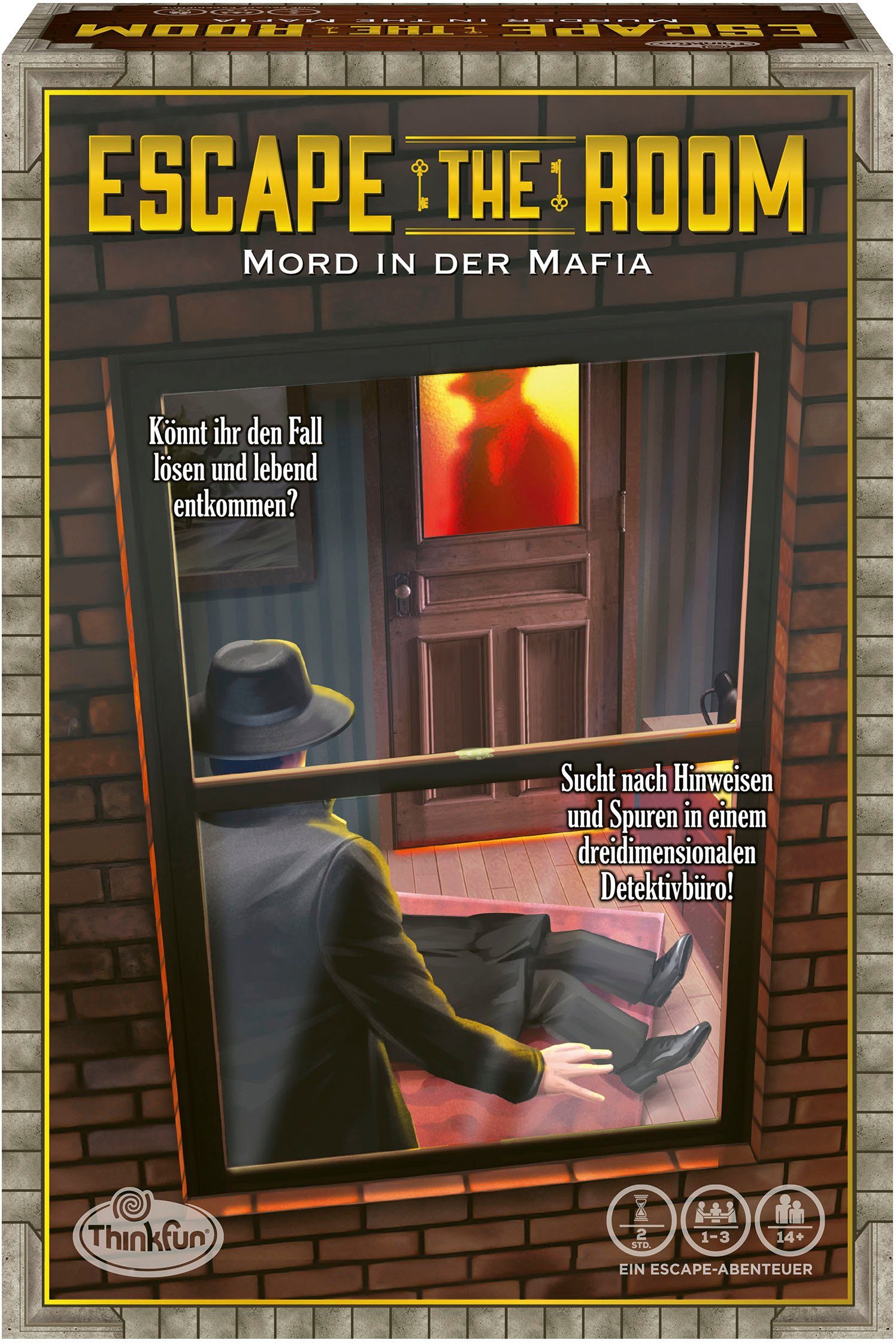 Thinkfun® Spiel, Escape the Room - Mord in der Mafia, FSC®- schützt Wald - weltweit