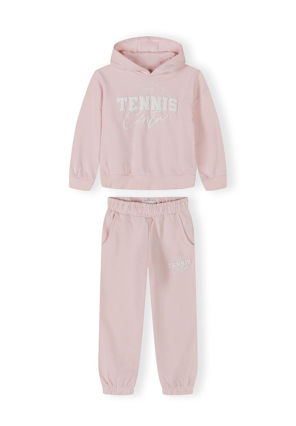 MINOTI Jogginganzug für Mädchen (Set, 2-tlg., Hoodie, Hose), Schriftzug-Print