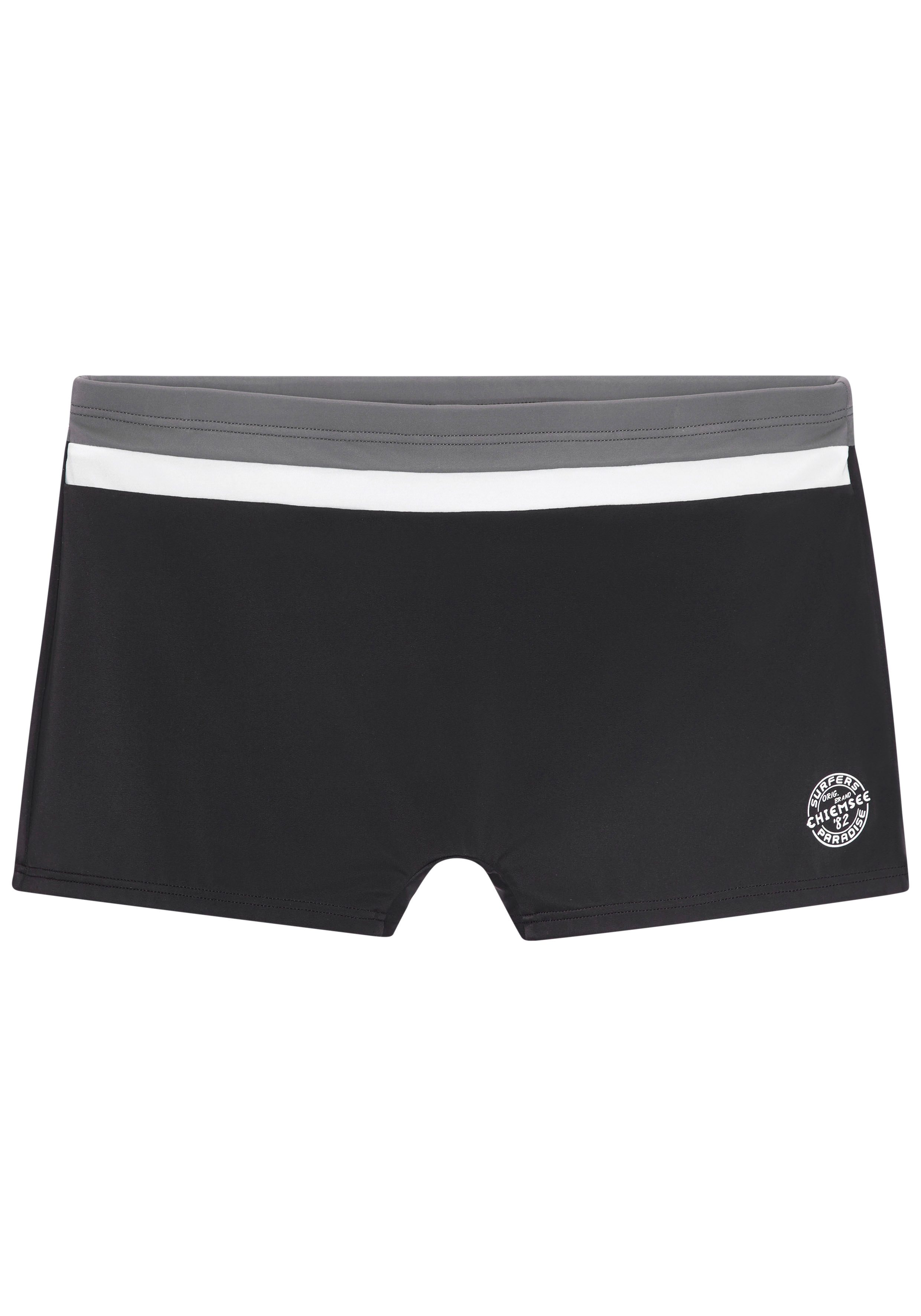 Chiemsee Boxer-Badehose mit farblich abgesetztem Bund