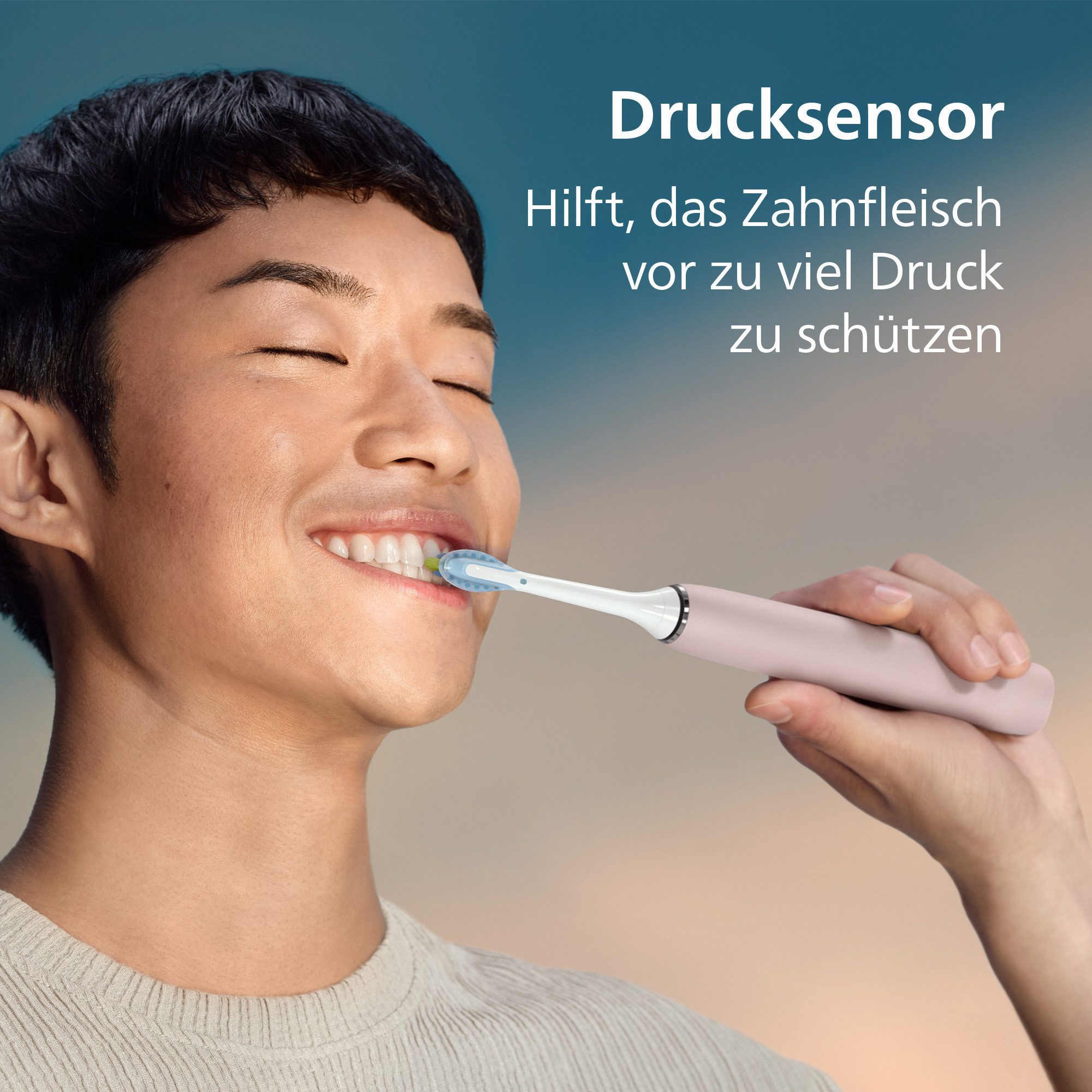 Philips Sonicare Elektrische Zahnbürste DiamondClean 9000 HX9911, Aufsteckbürsten: 1 St., mit Schalltechnologie, Ladeglass, USB-Reiseetui – Bild 5 von 5