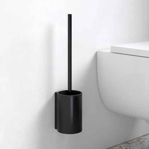 Keuco WC-Reinigungsbürste Plan, (Vormontiert), Toilettenbürstengarnitur aus Metall, WC-Bürste mit Halterung