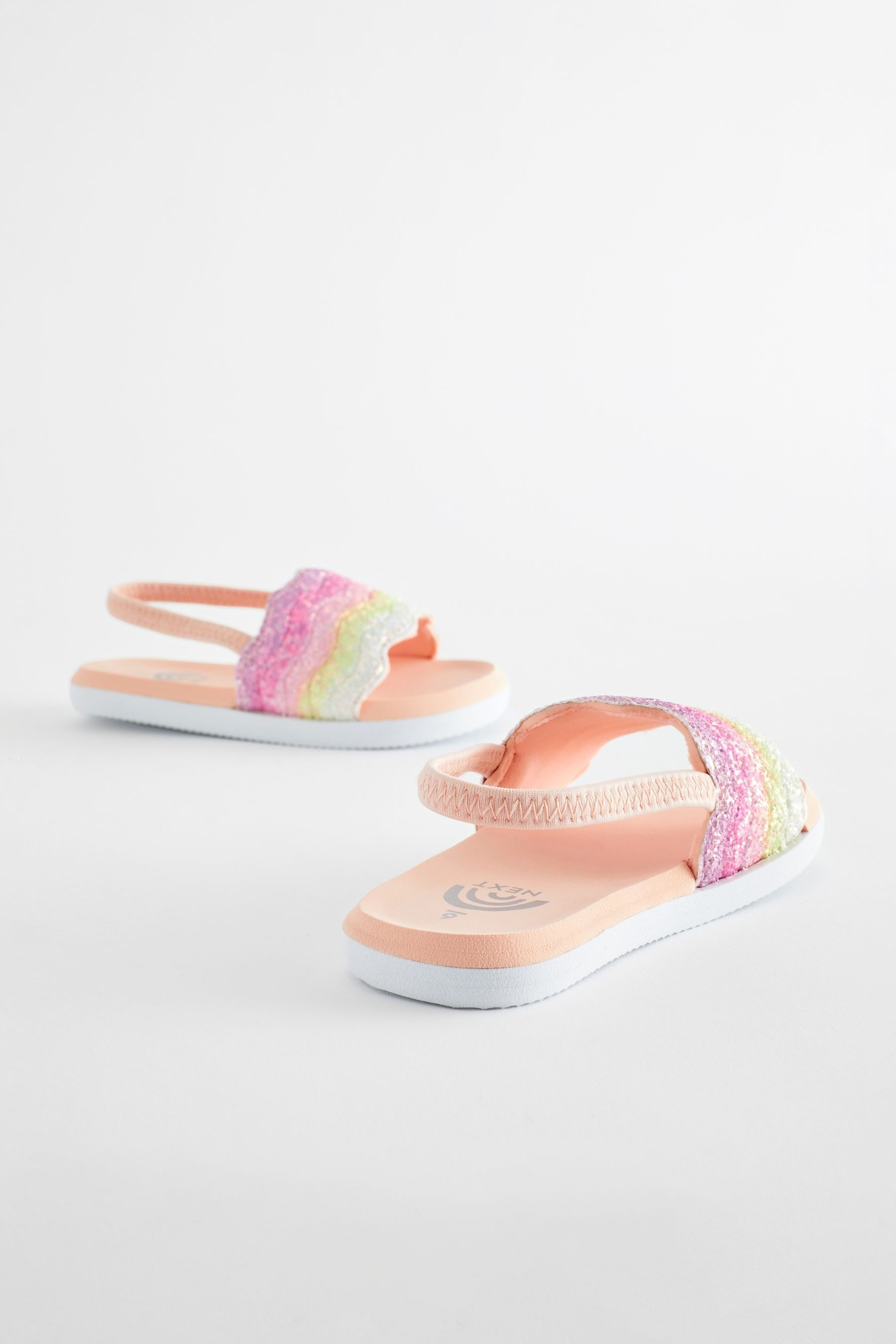 Next Slipper mit Regenbogenmotiv Pantolette (1-tlg)