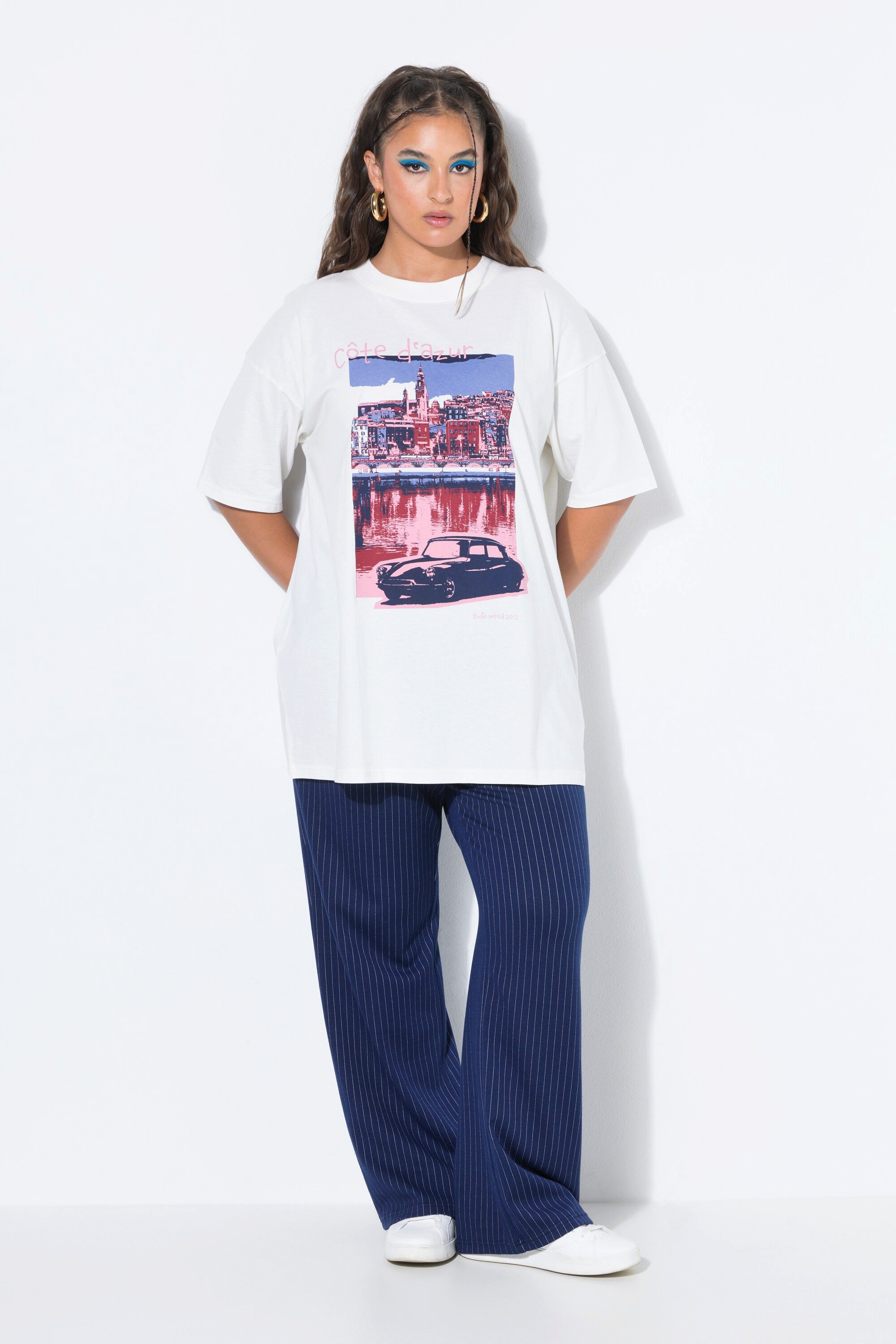 Studio Untold T-Shirt T-Shirt Oversize Shape Cote d'Azur