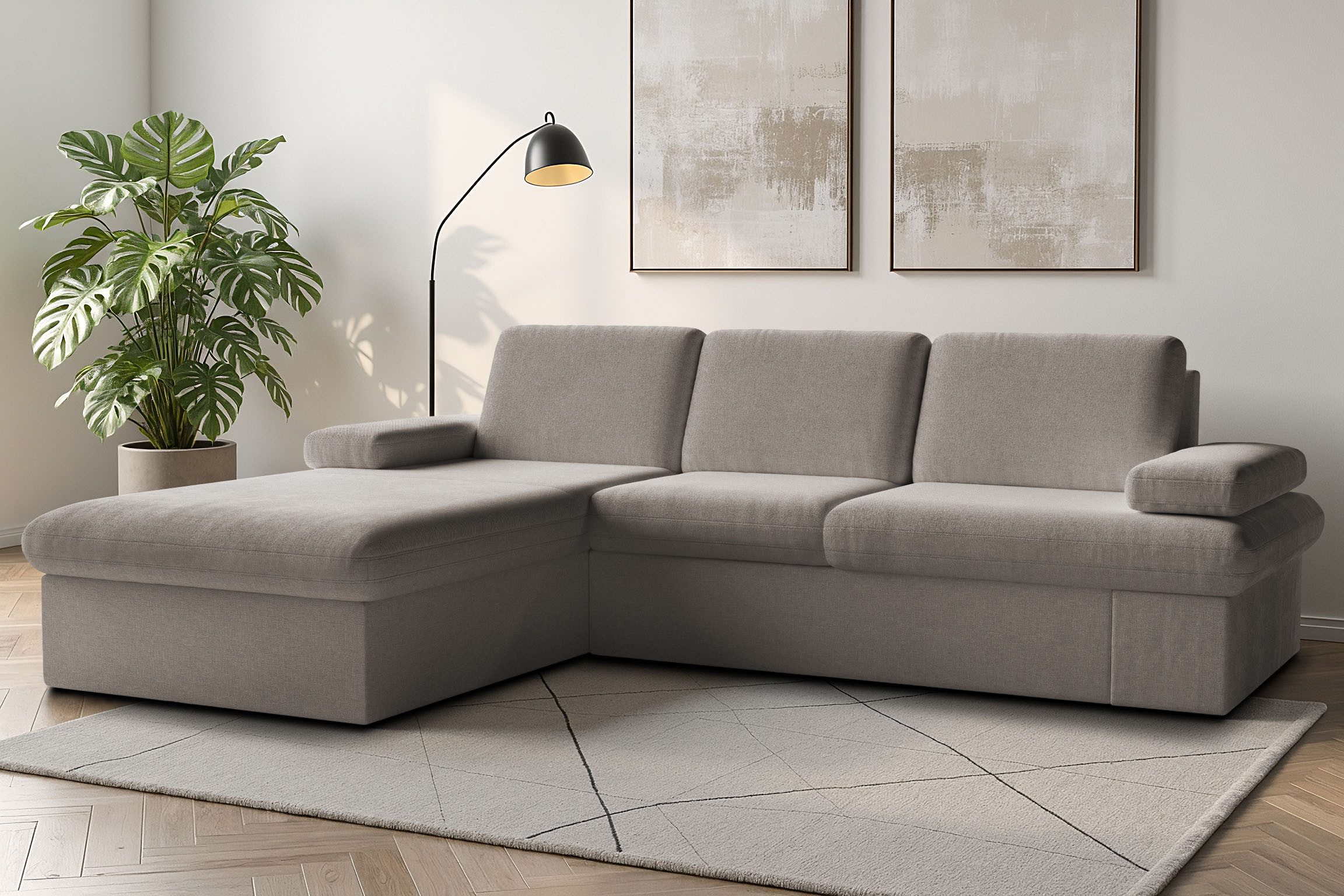 sit&more Ecksofa Moreno L-Form, B: 247 günstig online kaufen