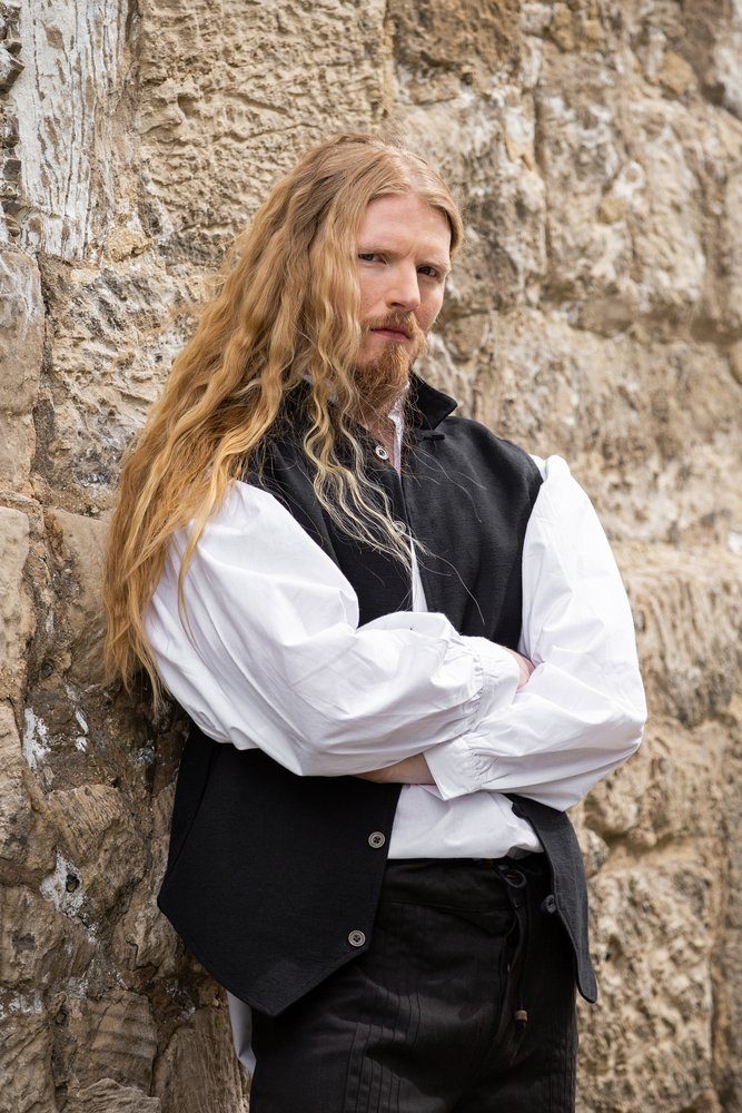 Leonardo Carbone Wikinger-Kostüm Weste aus handgewebter Baumwolle "Irvin" S günstig online kaufen