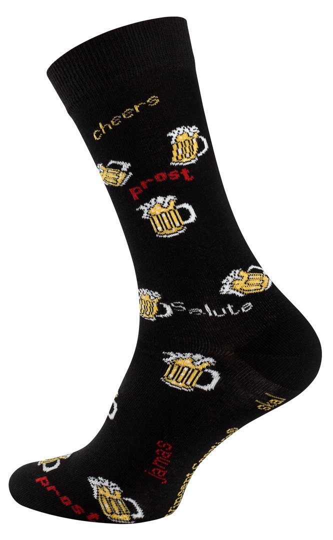 Vincent Creation® Socken (3-Paar) mit Bier und Brezeln Motiv
