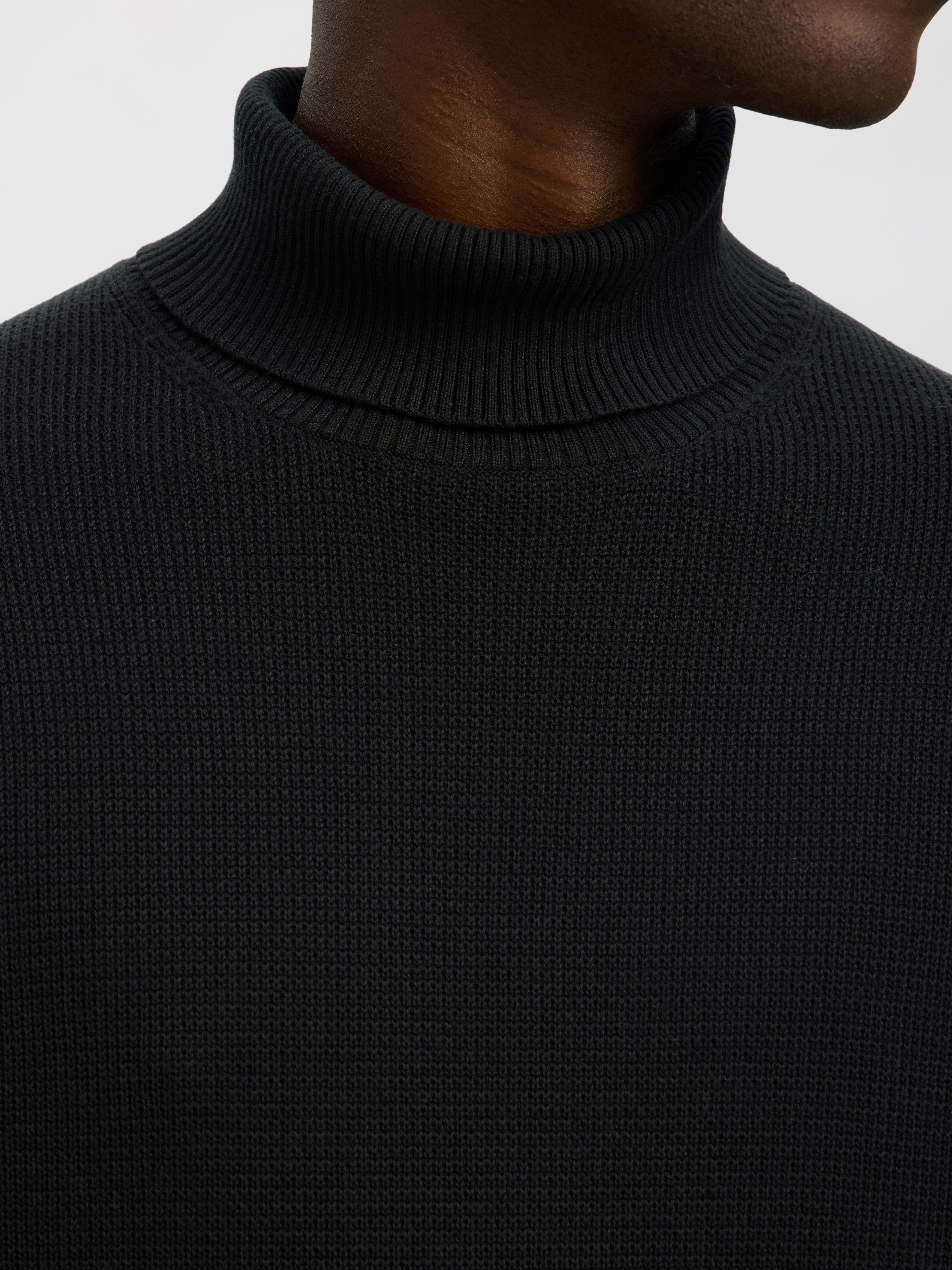 Selected Rollkragenpullover SLHDANE LS KNIT STRUCTURE ROLL NECK NOOS