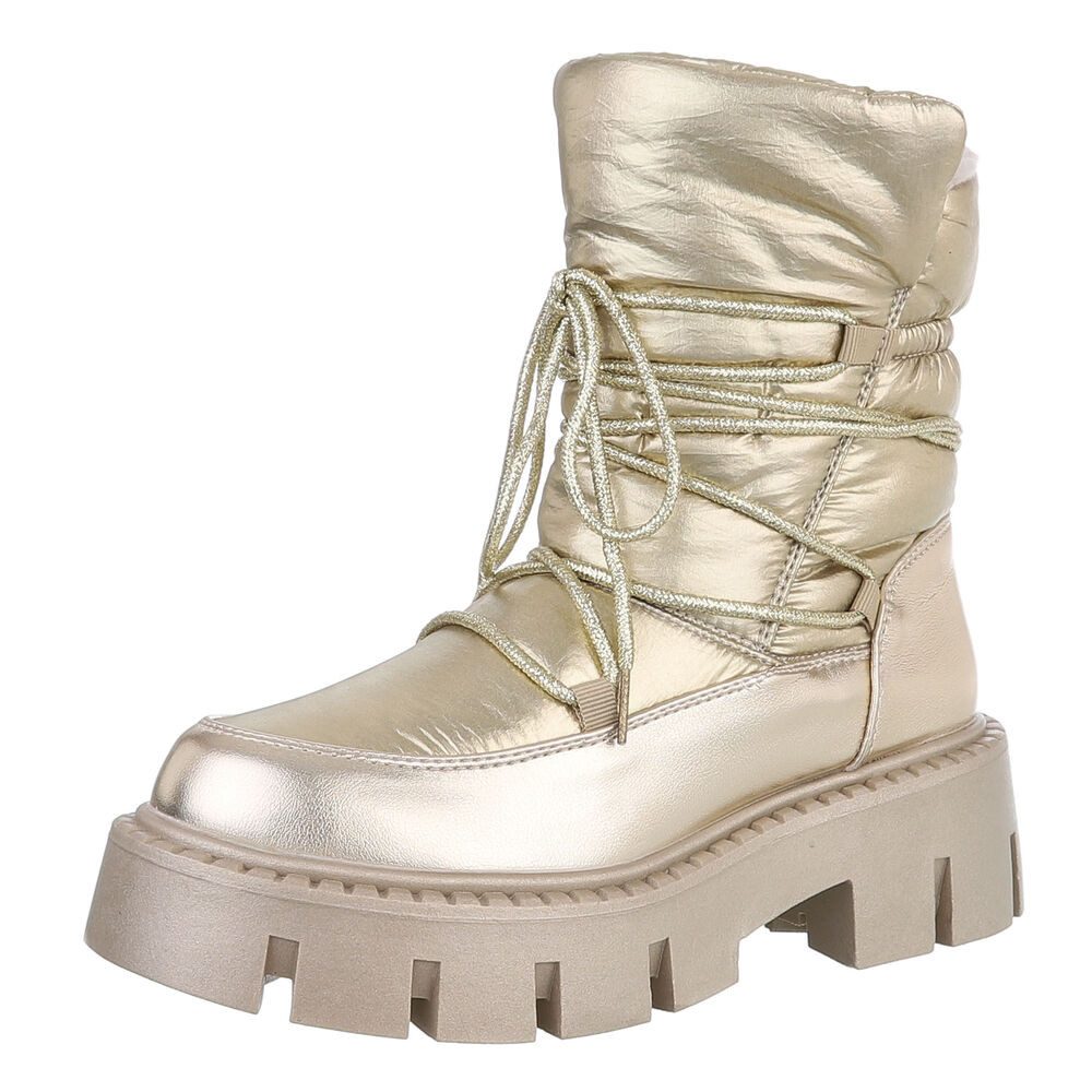 Ital-Design Damen Snowboots Freizeit Snowboots (88489458) Blockabsatz Stief günstig online kaufen