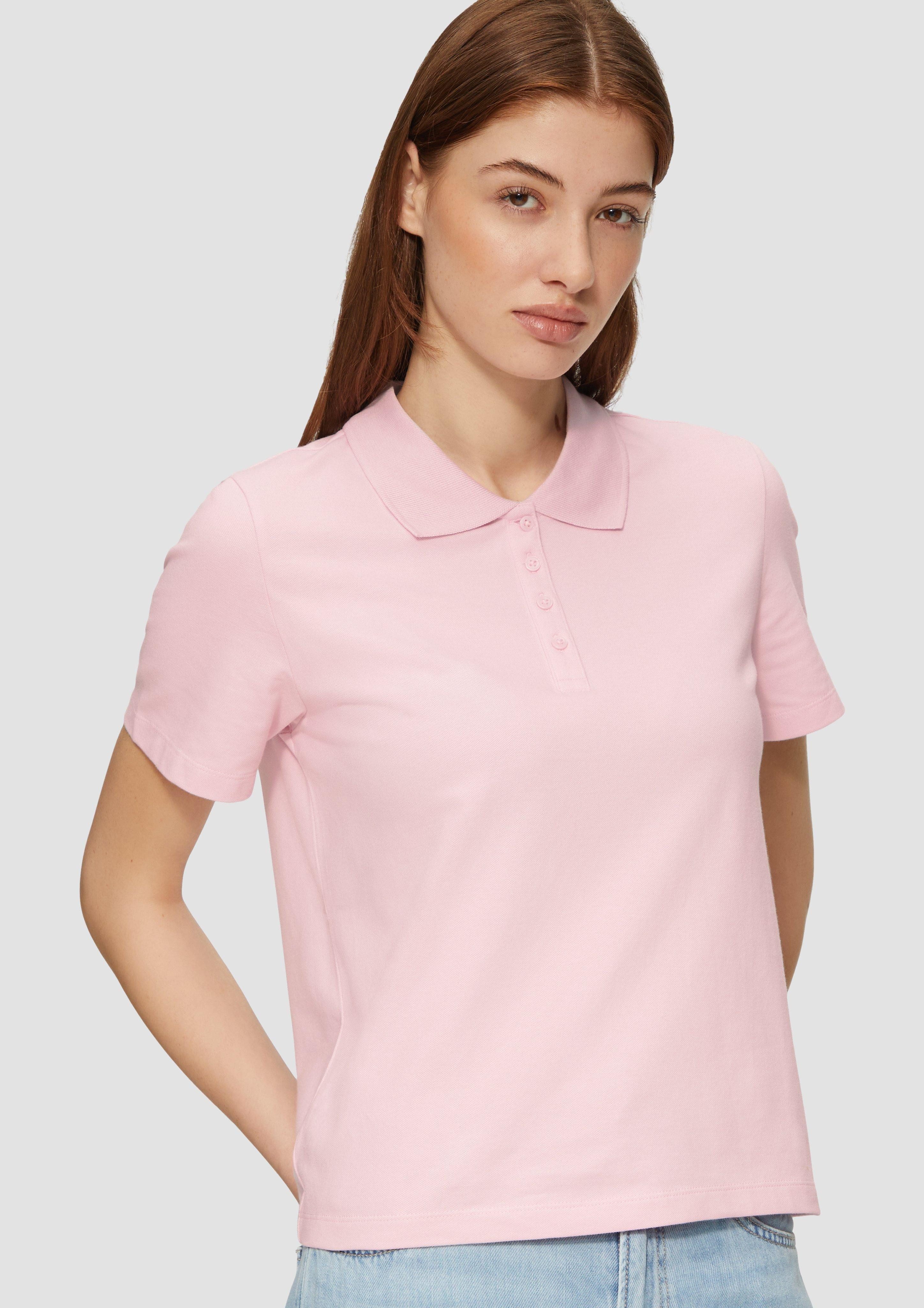 s.Oliver Poloshirt Piqué-Poloshirt aus Baumwollmix günstig online kaufen