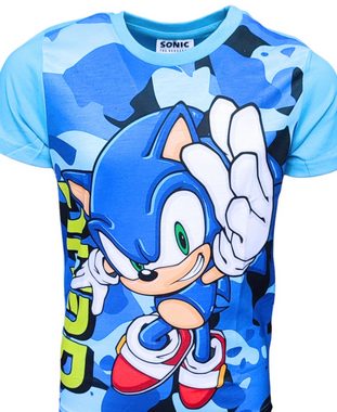Sonic SEGA T-Shirt Jungen Kurzarmshirt Gr. 104 - 152 cm