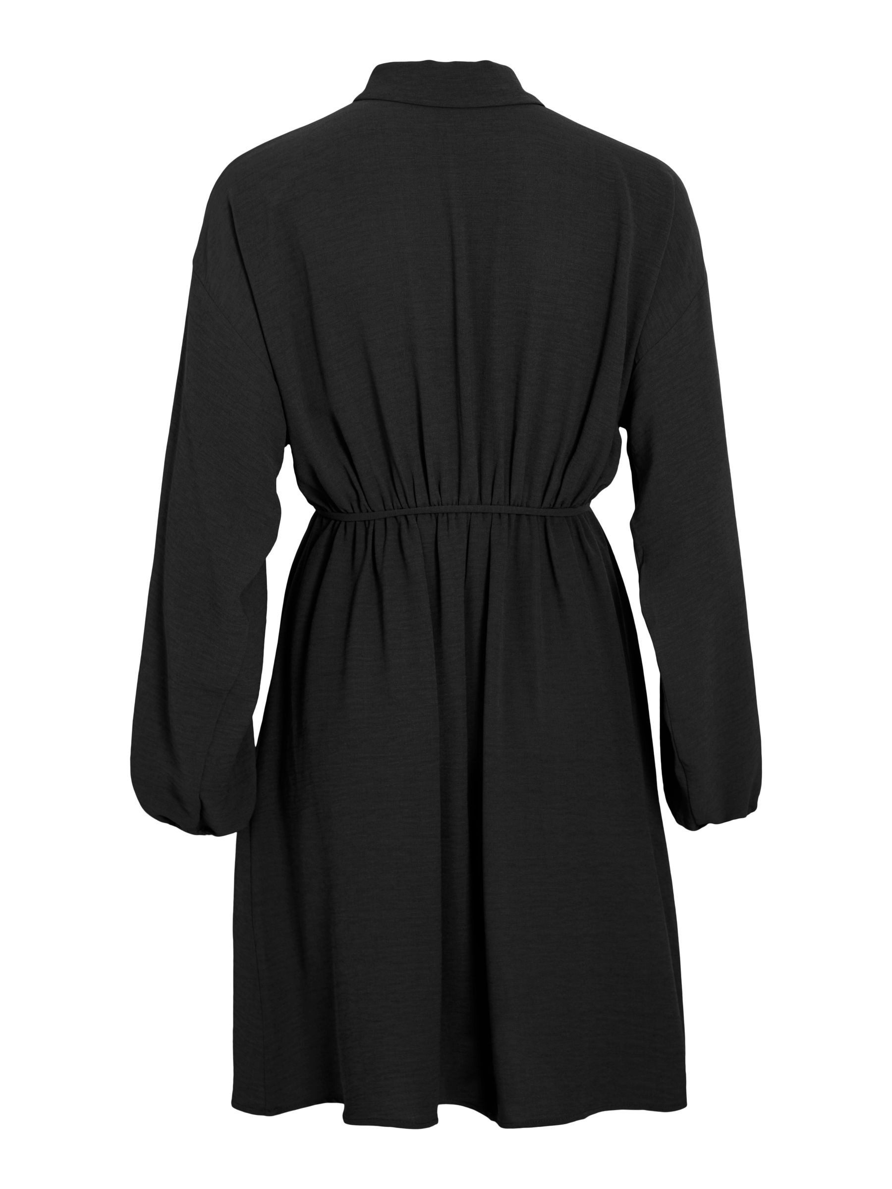 Vila Shirtkleid Mit Umlegekragen und durchgehender Knopfleiste für Damen (knielang) VISURASHIL L/S SHIRT DRESS/PB