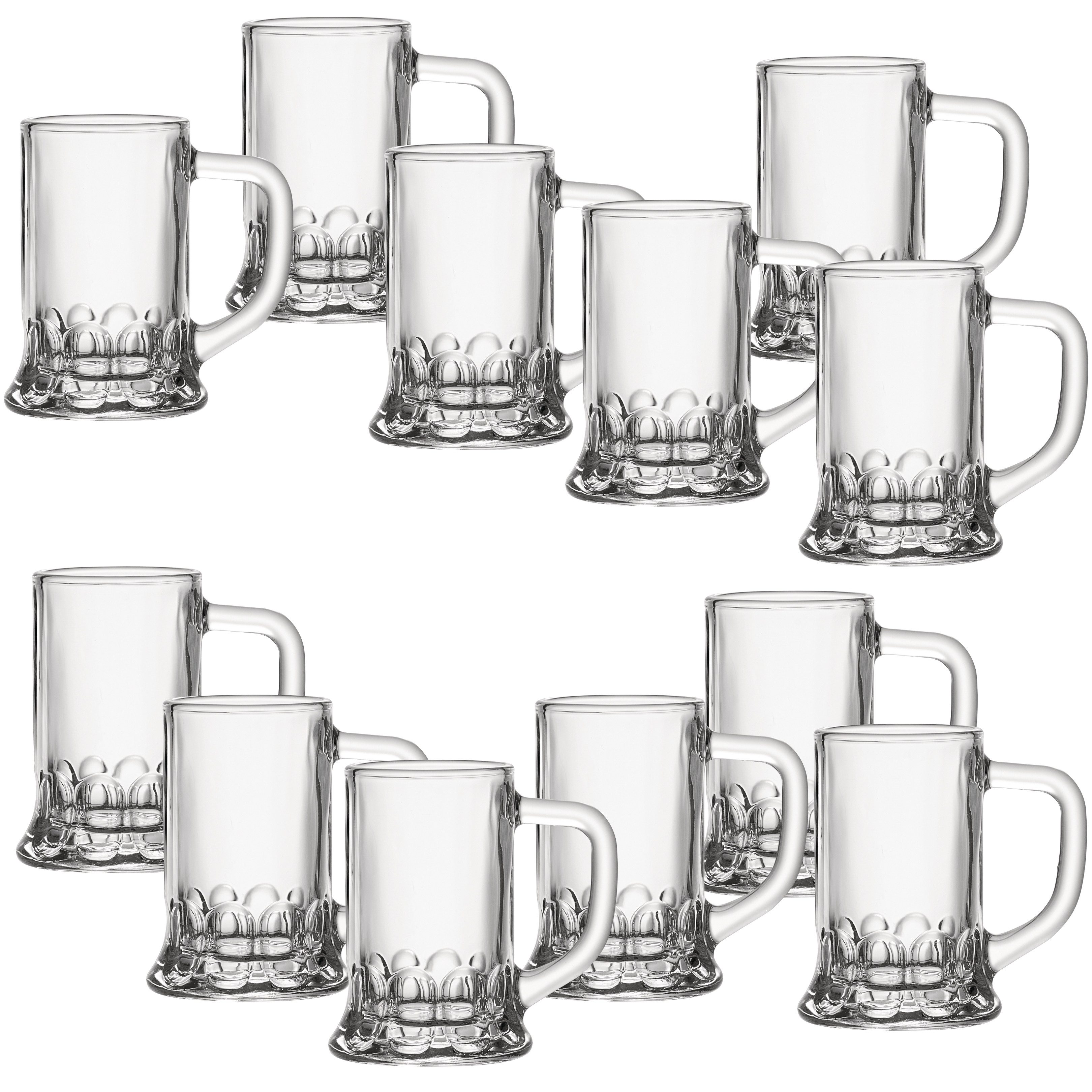 Ritzenhoff & Breker Schnapsglas Seppl, 12-tlg., Glas, mit Henkel, je 40 ml
