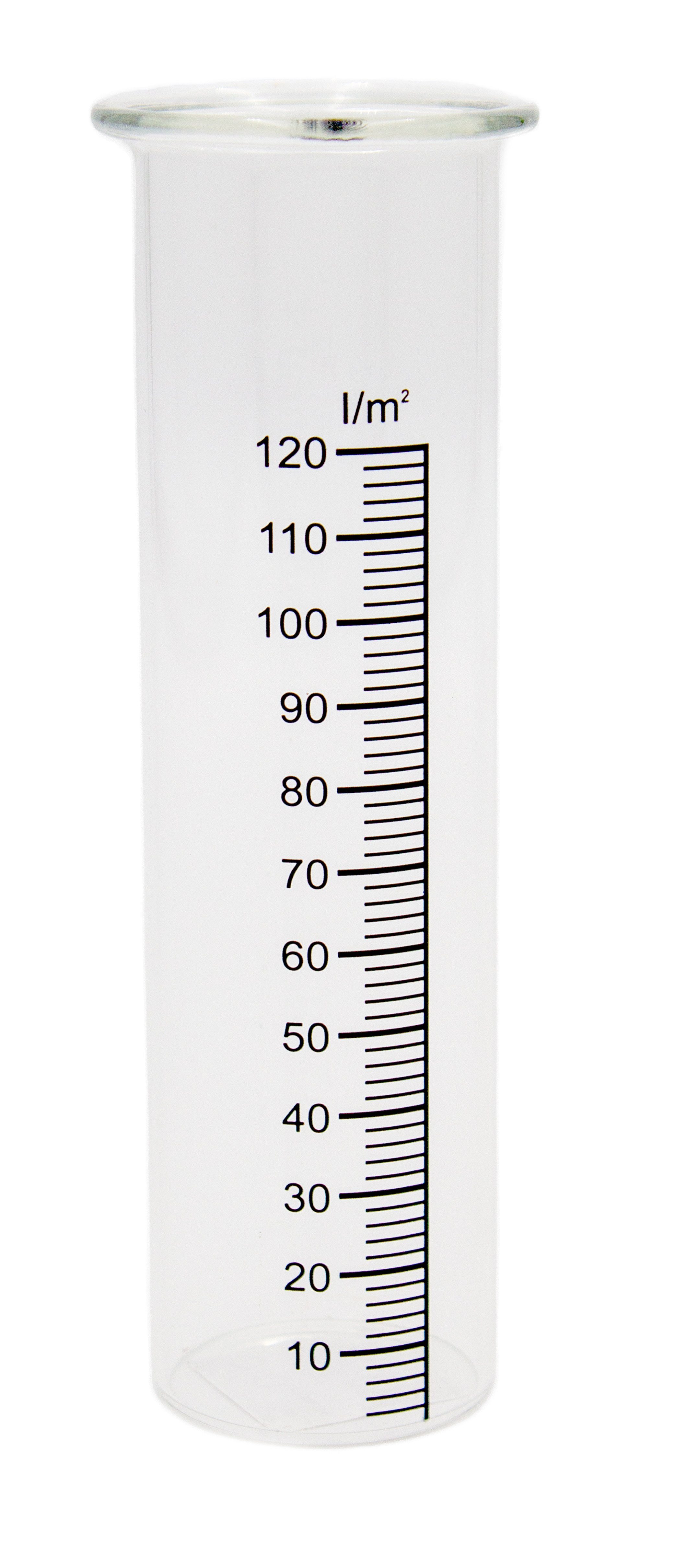 Regenmesser Regenmesser Ersatzglas mit Skala Niederschlagsmesser für