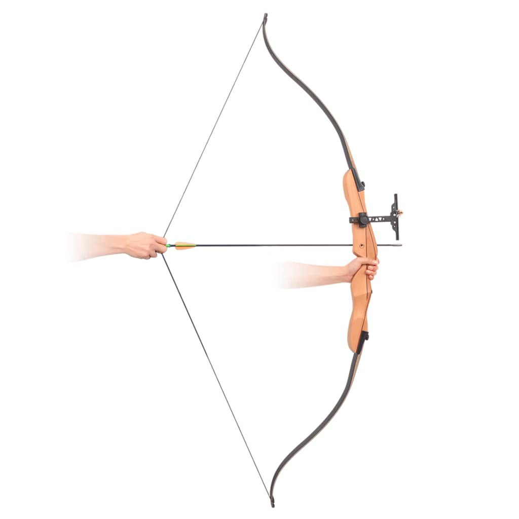 vidaXL Recurvebogen, Recurvebogen für Erwachsene 68" 32 lb