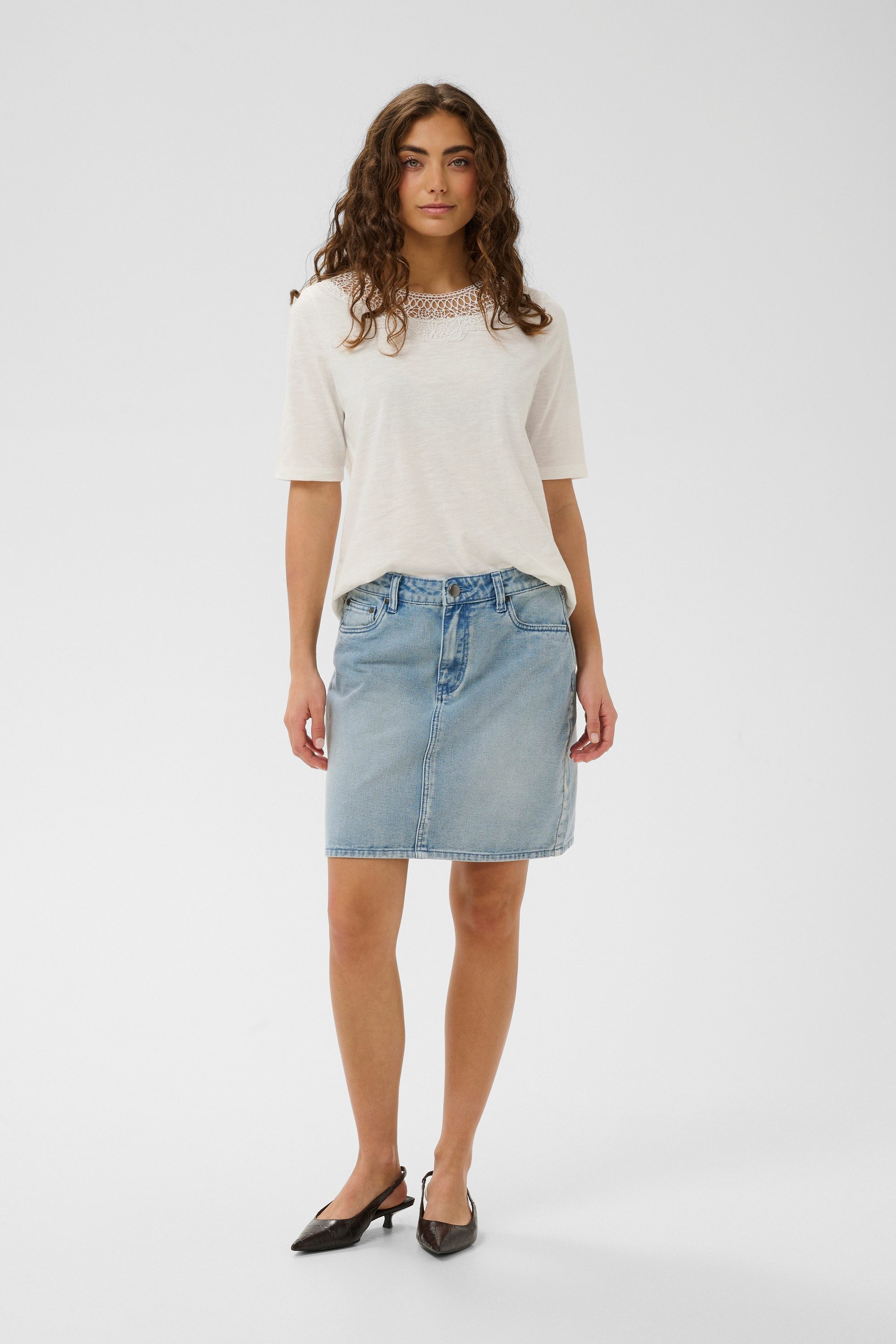 Culture Jeansrock Denimrock CUykra – Bild 2 von 5