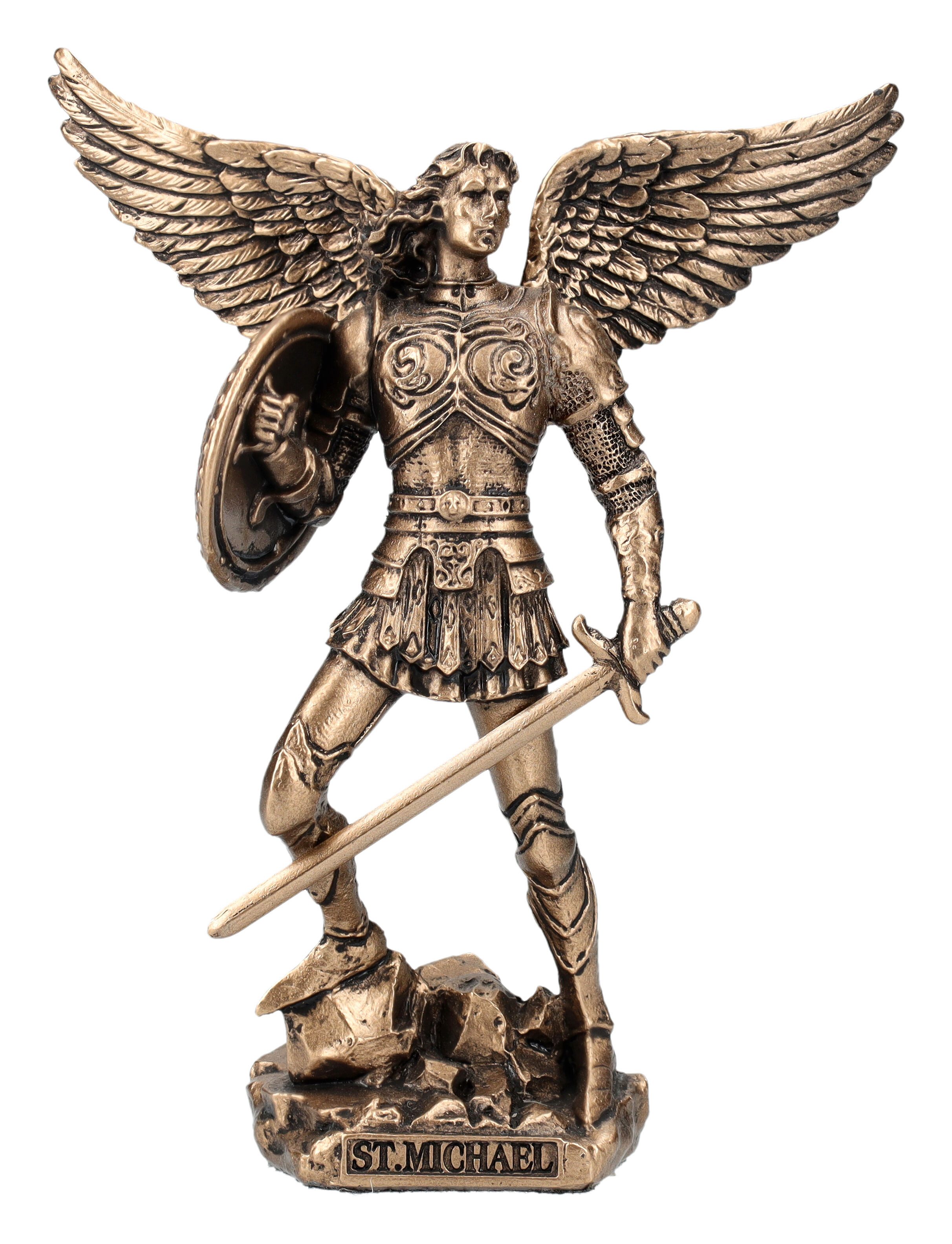 Figuren Shop GmbH Dekofigur Erzengel Michael Figur Miniatur - Himmelskriege günstig online kaufen