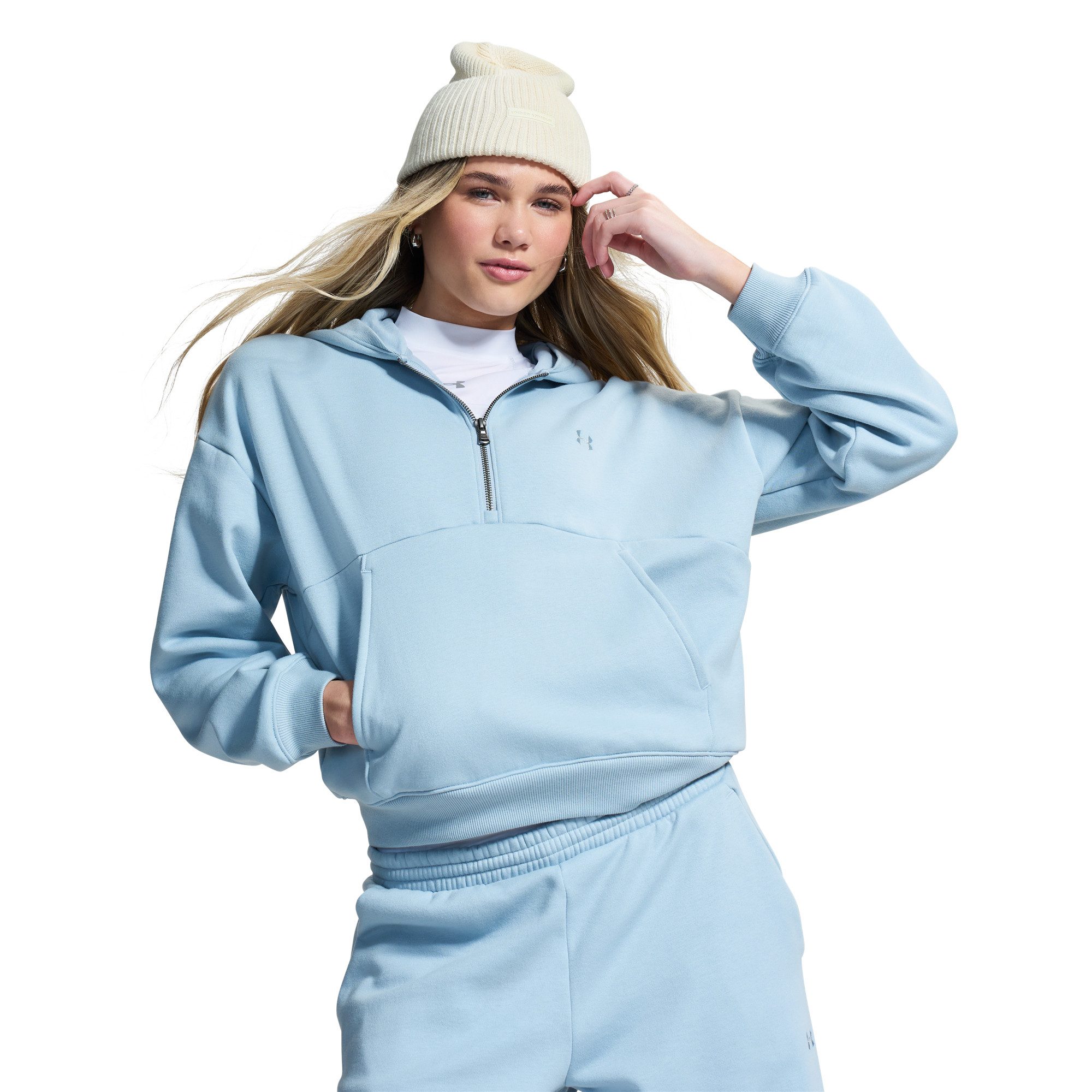 Under Armour® Kapuzenpullover Under Armour Damen Kapuzenpullover Icon Fleece 6012843