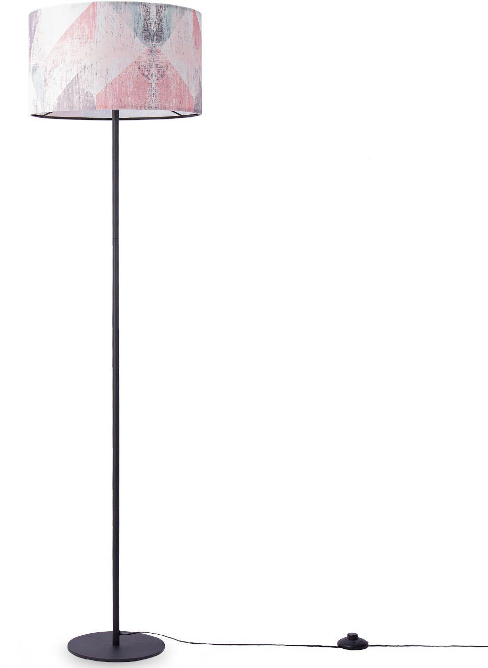 Paco Home Stehlampe Mero 102, ohne Leuchtmittel, Standleuchte Wohnzimmer Schlafzimmer E27 Hell Pastell Vintage