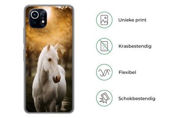 MuchoWow Handyhülle Pferd - Sonne - Herbst - Tiere - Natur, Phone Case, Handyhülle Xiaomi Mi 11, Silikon, Schutzhülle
