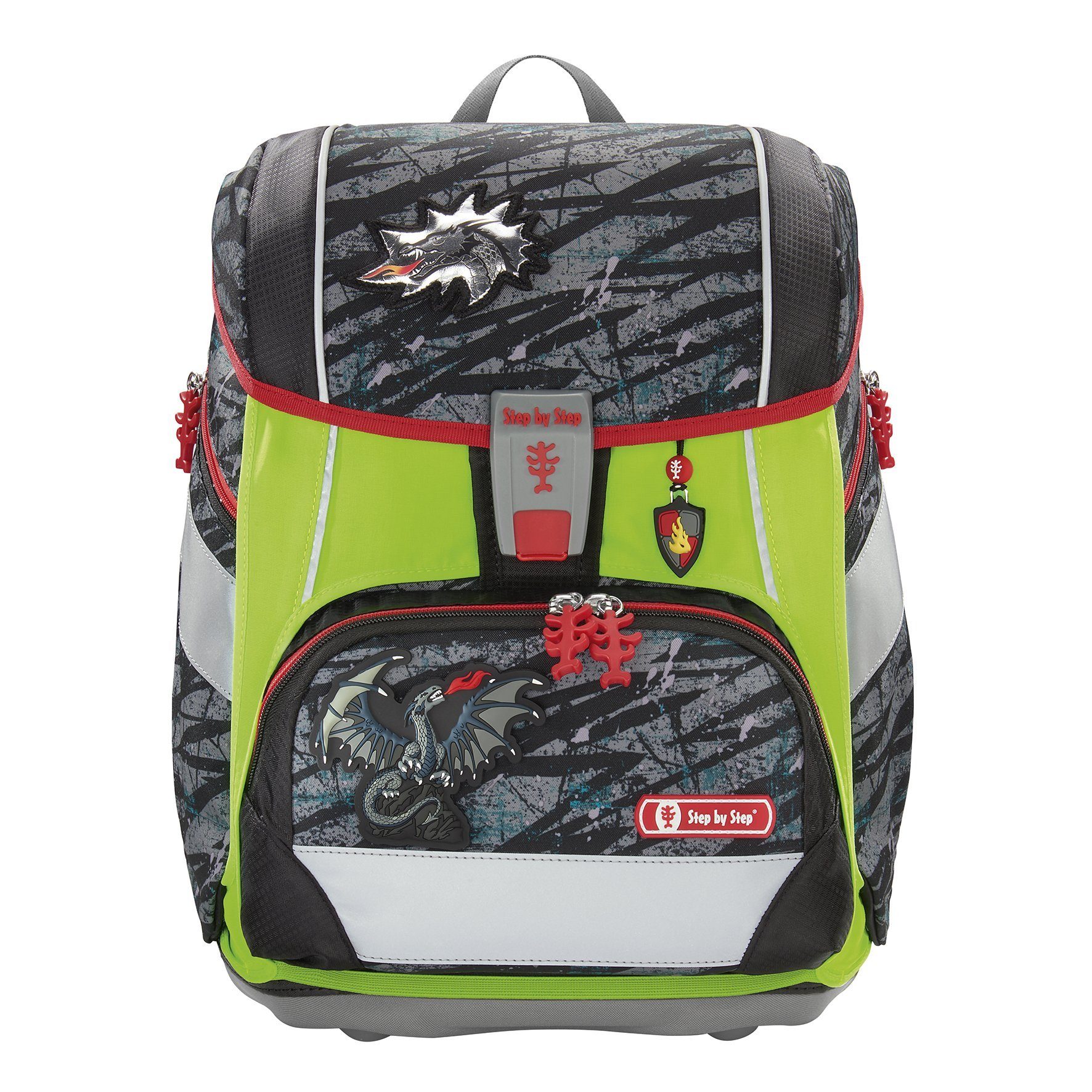 Step by Step Schulrucksack Step by Step Neon Pull-Over für das Schulranzenmodell 2IN1 PLUS, Grün