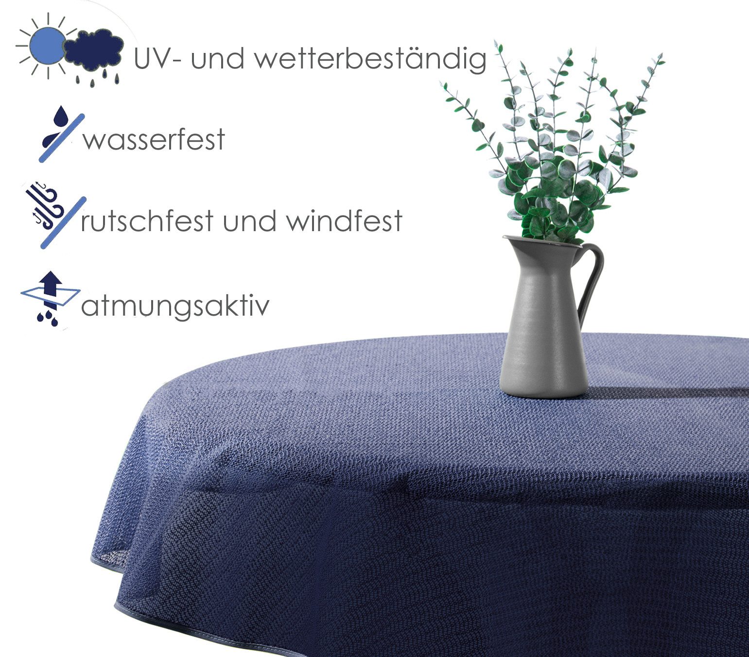 heimtexland Gartentischdecke Outdoor Tischdecke Garten Balkon günstig online kaufen