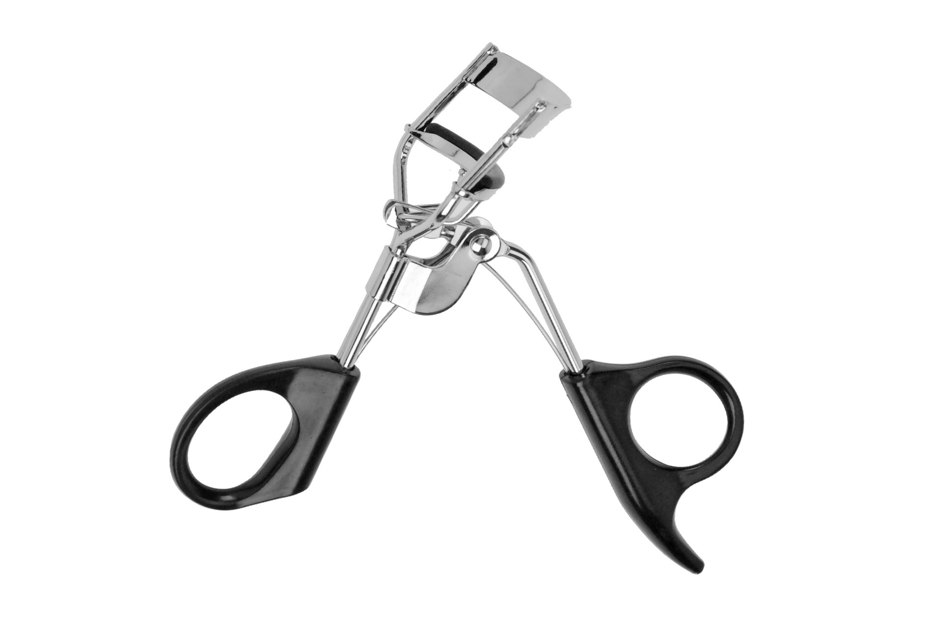 Fantasia Beauty Wimpernzange Wimpernformer, Metall, Chromfarben/Schwarz, Länge: 11 cm, 1-tlg.